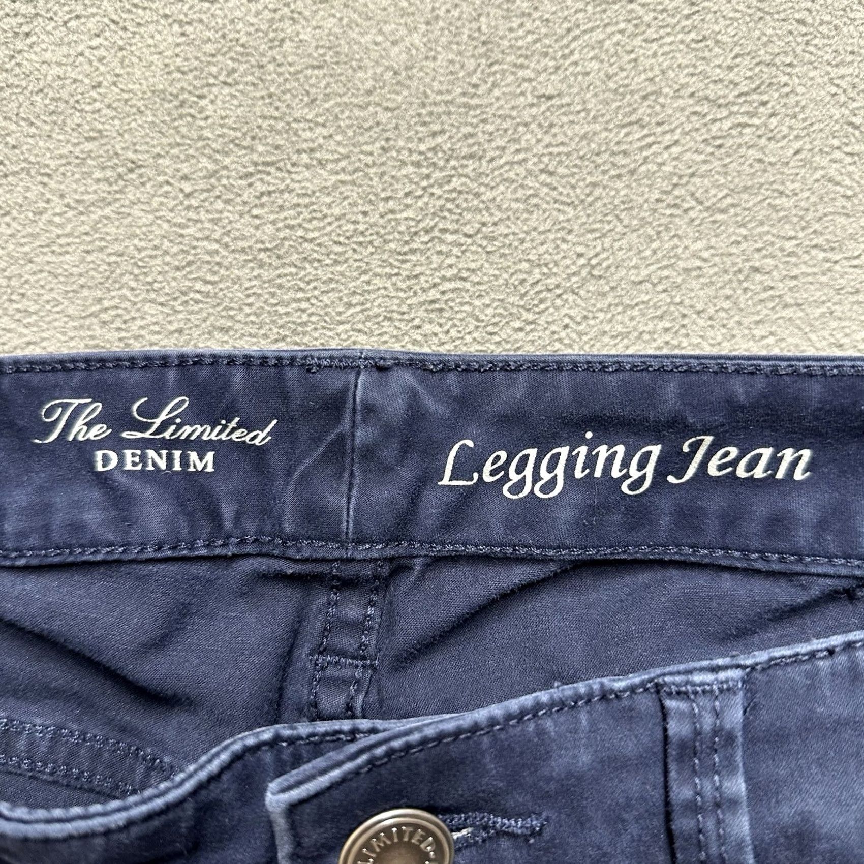 Vintage The Limited Jeans Womens Size 6 Dark Blue Cotton Blend Stretch Legging Skinny 29x29 Size 28" / US 6 / IT 42 - 3 Thumbnail