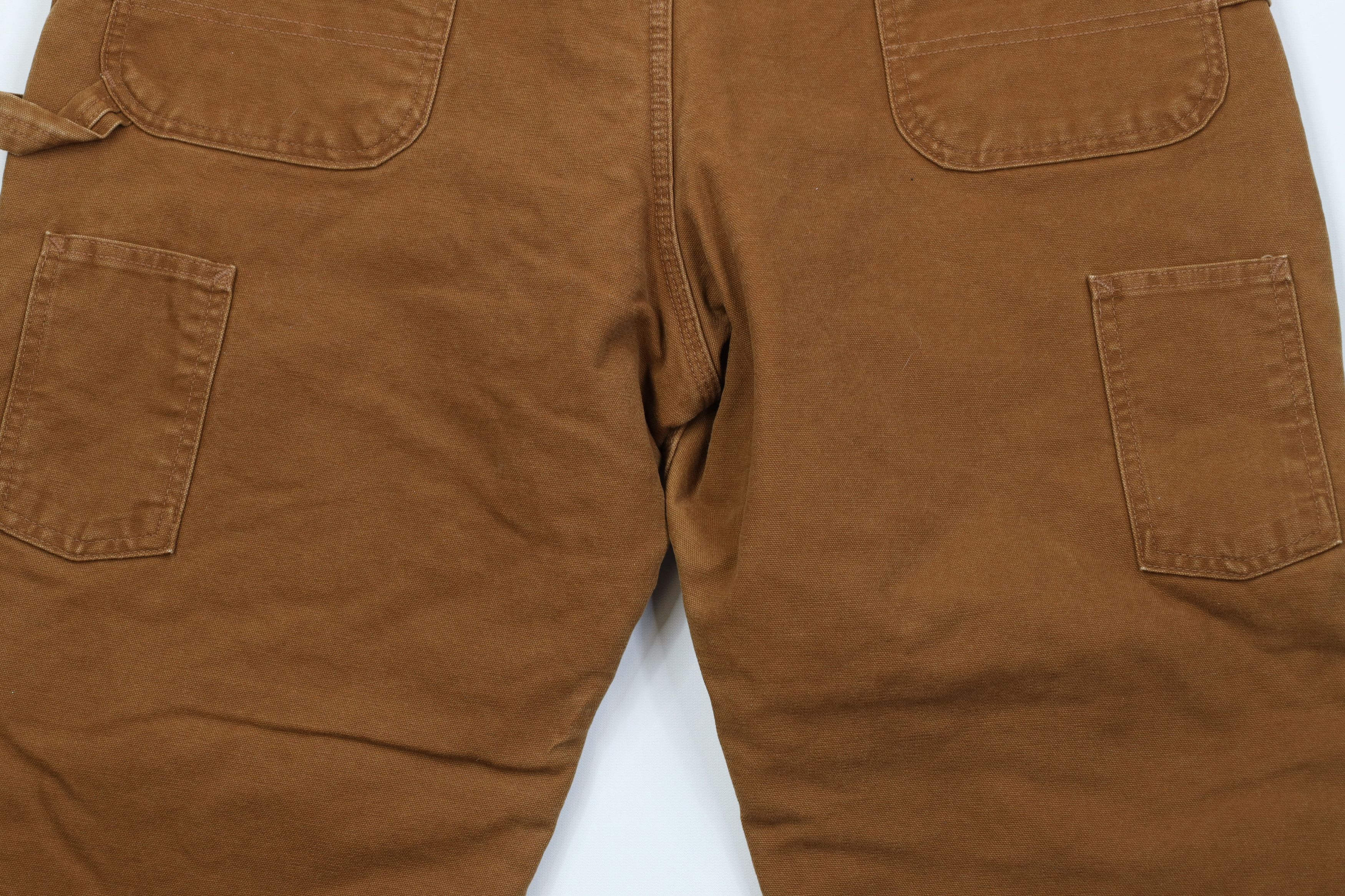 Carhartt Vintage Carhartt Double Knee Canvas Wide Leg Pants Brown Size US 42 / EU 58 - 12 Thumbnail
