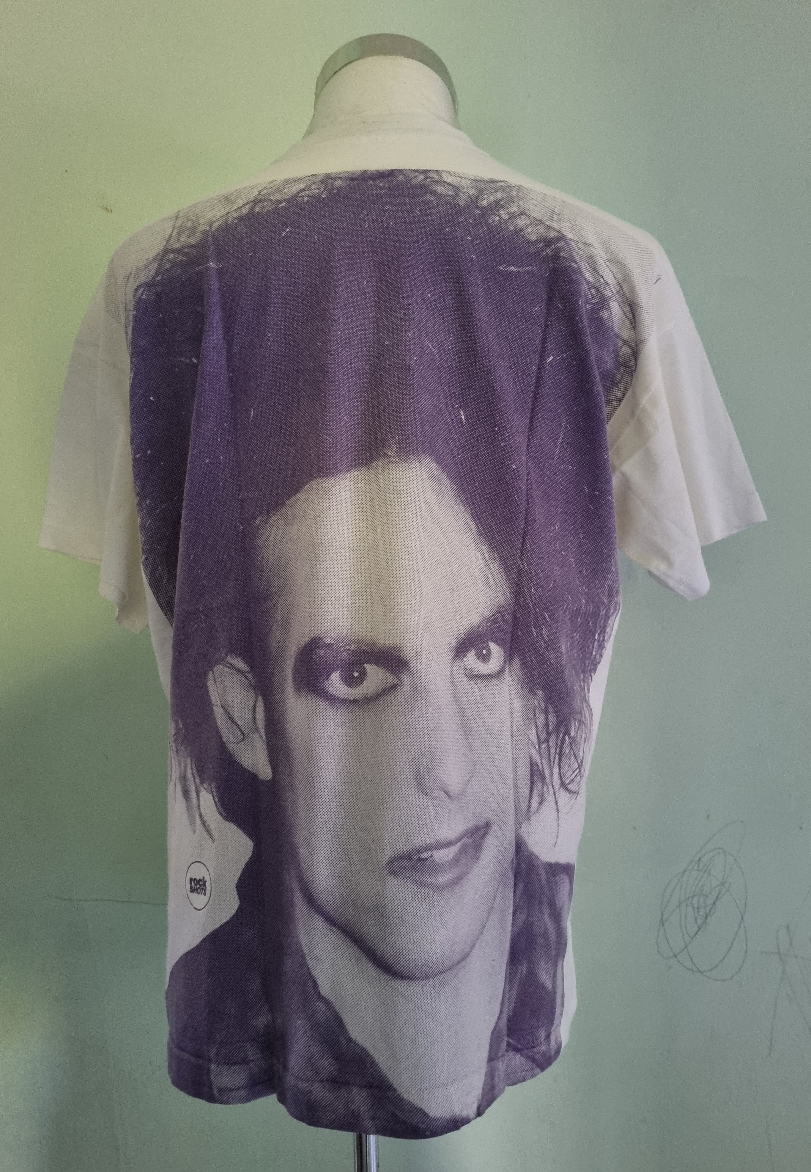 Band Tees Rare AOP Big Face Robert Smith The Cure T Shirt Size US L / EU 52-54 / 3 - 2 Thumbnail