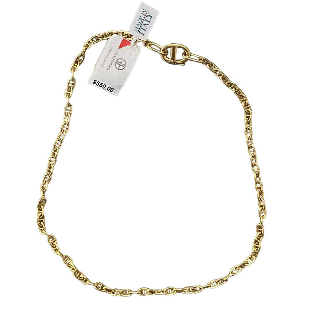 Giani Bernini Mariner Link Fine Silver Special Metal Necklac in Gold, Women's Product Image