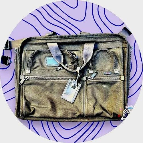 Tumi TUMI Business Bag Black Leather/Nylon Sawyer Briefcase With Size ONE SIZE - 4 Thumbnail