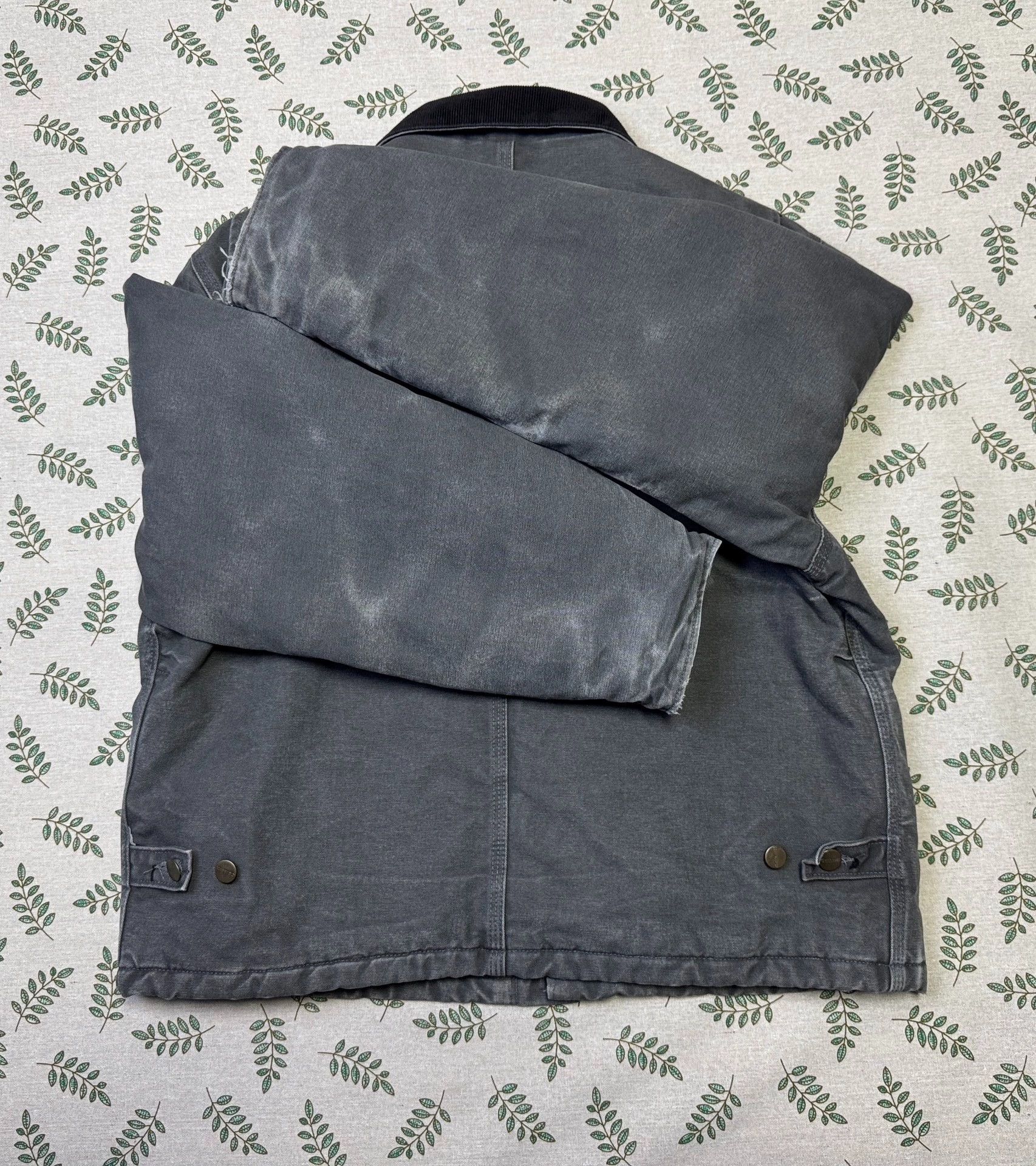 Carhartt Vintage Carhartt J22 GVL Heavy Wash Gray L Jacket Size US L / EU 52-54 / 3 - 6 Thumbnail