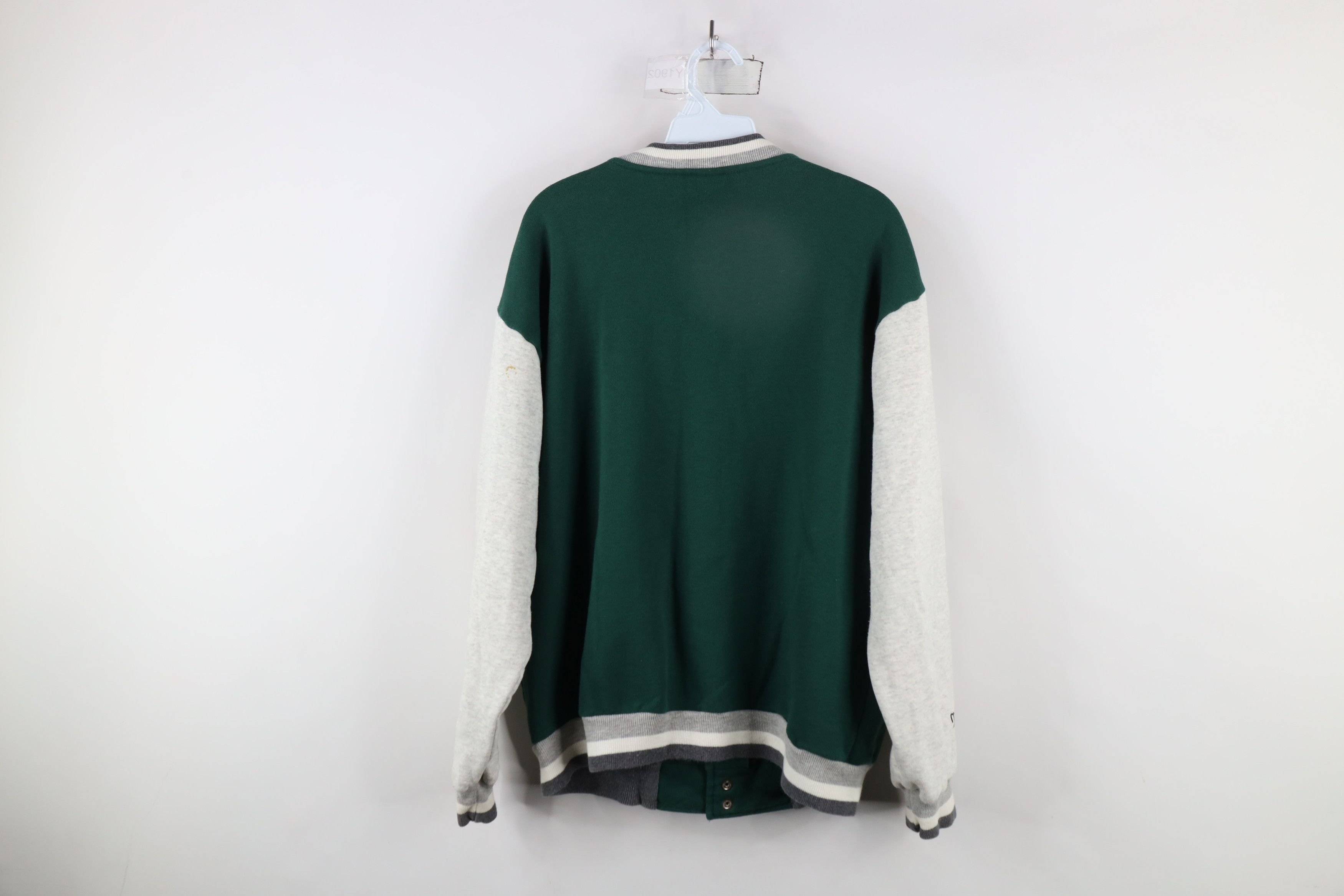 Majestic × Vintage Vintage 90s Majestic Football Varsity Sweatshirt Jacket USA Size US L / EU 52-54 / 3 - 12 Thumbnail