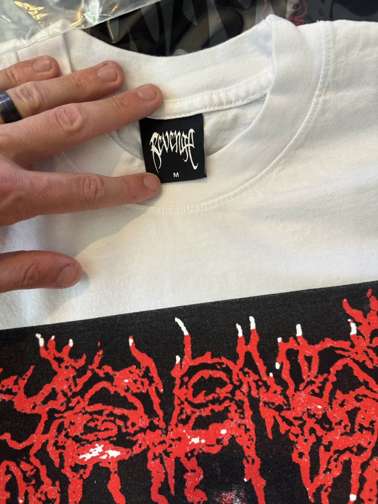 Revenge Obliteration Tee White Size US M / EU 48-50 / 2 - 3 Thumbnail
