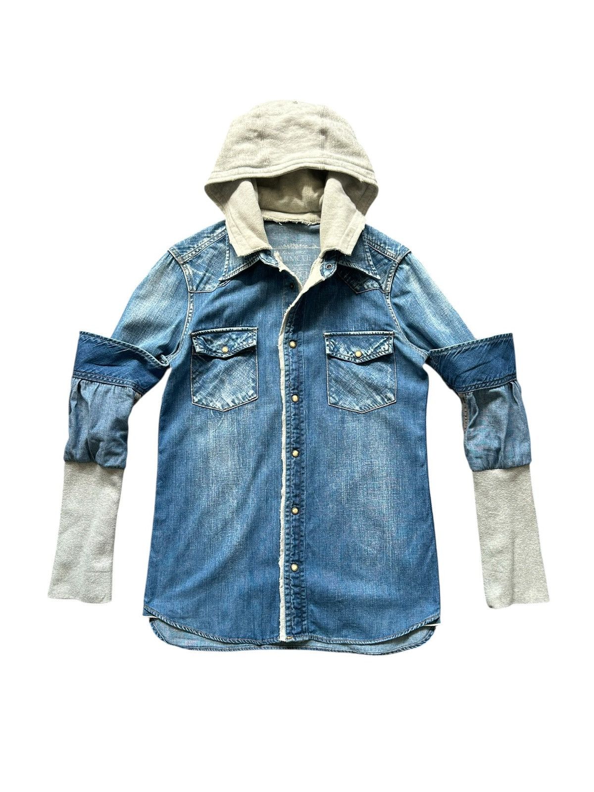 Le Grande Bleu (L.G.B.) 09/10AW - Charmcult '' Last Collection'' denim shirt Size US M / EU 48-50 / 2 - 6 Thumbnail