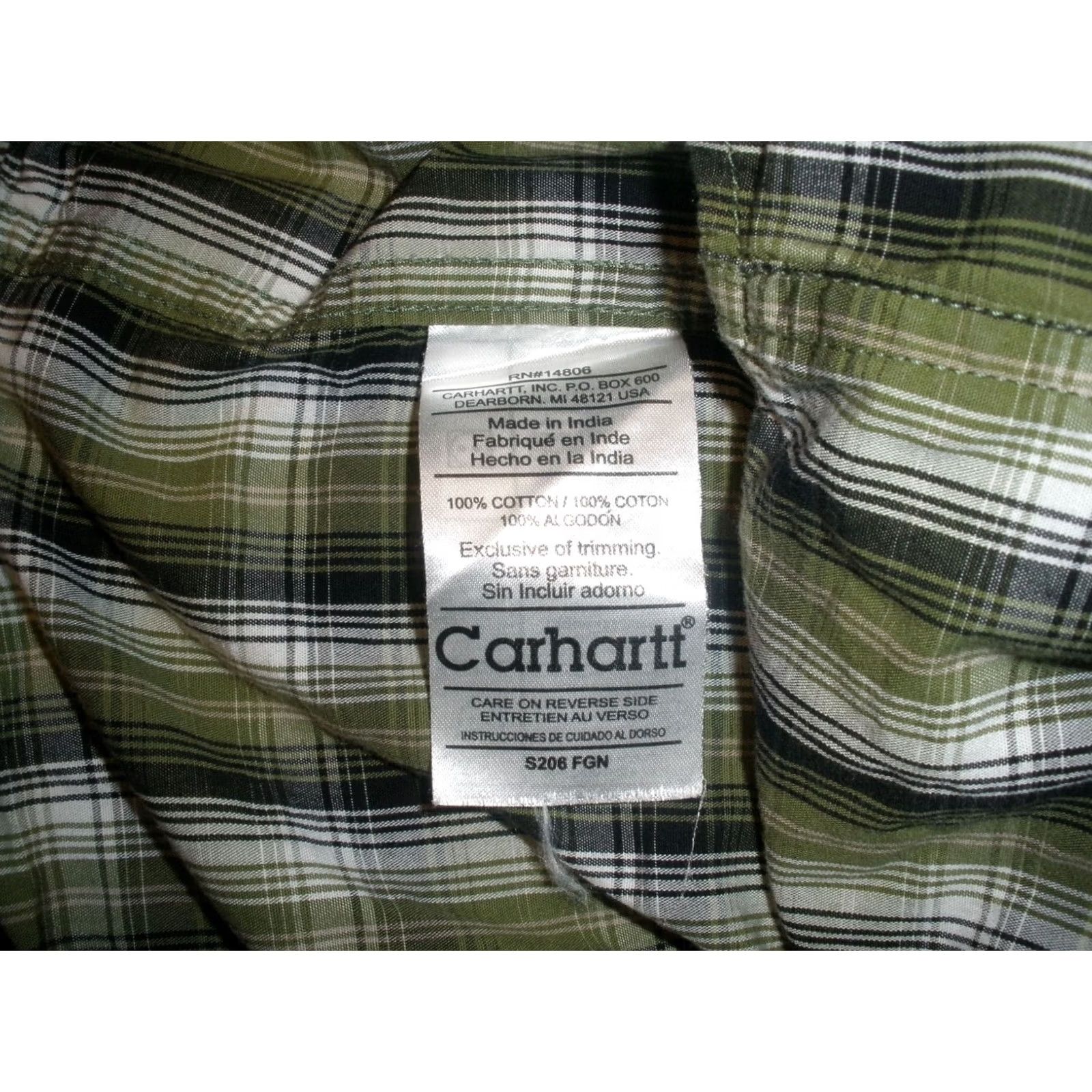 Carhartt VINTAGE Carhartt Plaid Shirt? Size US M / EU 48-50 / 2 - 4 Thumbnail