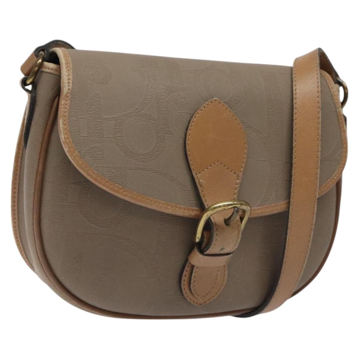 Dior DIOR Trotter Canvas Shoulder Bag Beige Size ONE SIZE - 1 Thumbnail