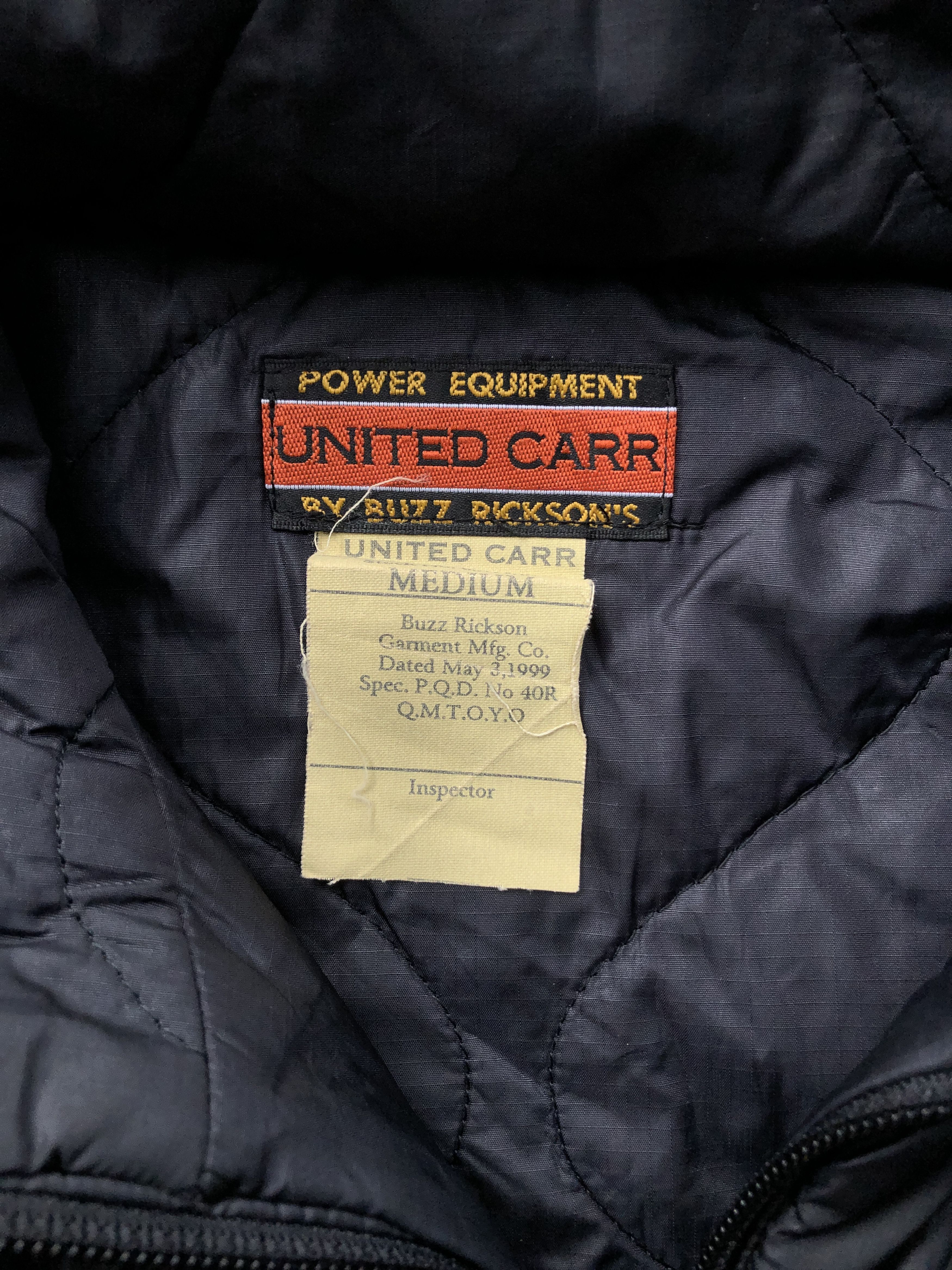 Buzz Rickson's Vintage United Carr by Buzz Rickson’s Quilted Hooded Jacket Size US M / EU 48-50 / 2 - 7 Thumbnail