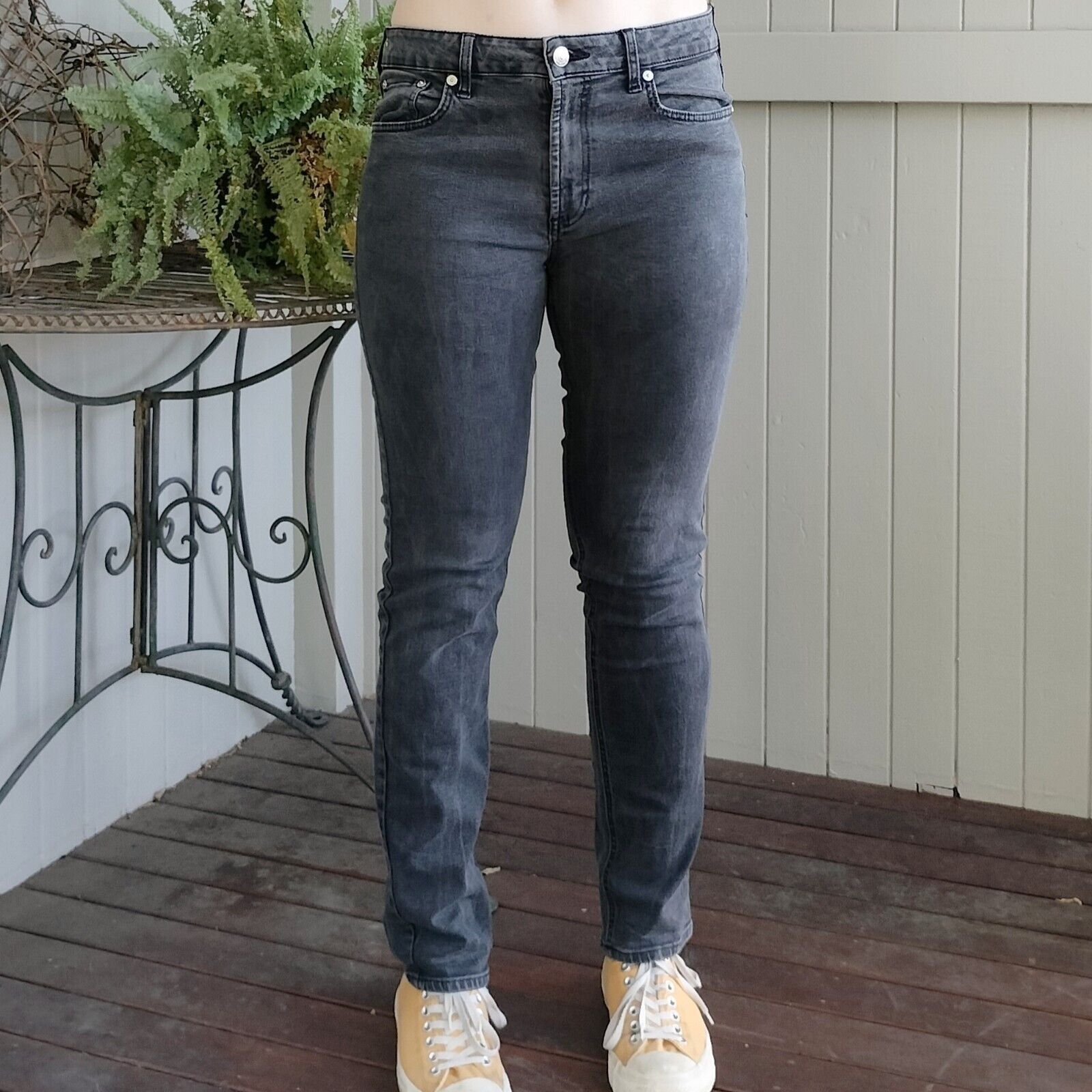 Pacsun Pacsun Mens Jeans Denim Stretch Skinny Slim Washed Faded Size US 32 / EU 48 - 2 Thumbnail