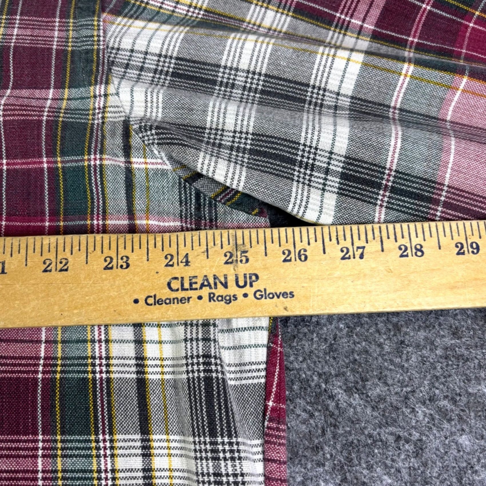 Polo Ralph Lauren Polo Ralph Lauren Lowell Sport Plaid Shirt Mens L Burgundy Green Cotton Buttons Embroidered Collared Long Sleeve Vintage No Size US L / EU 52-54 / 3 - 3 Thumbnail