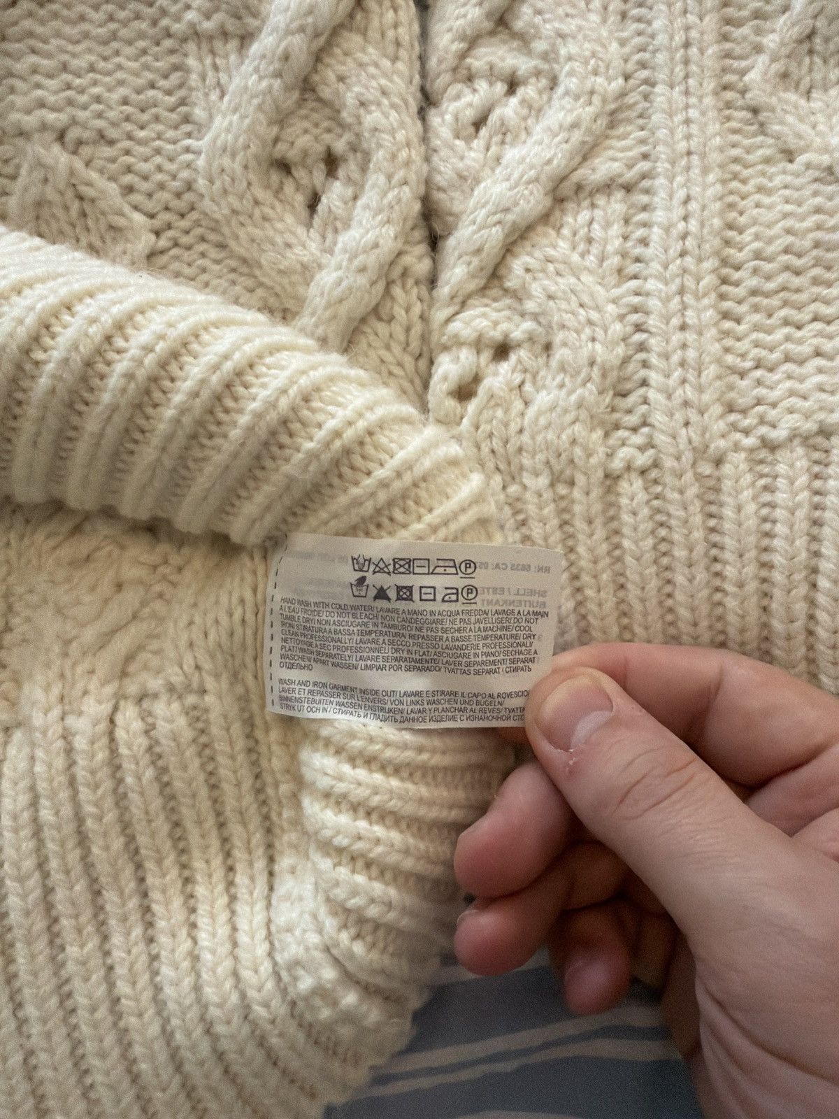 Aime Leon Dore × Woolrich Woolen Mills Wool fisherman Sweater FW ‘18 Size US XL / EU 56 / 4 - 6 Thumbnail