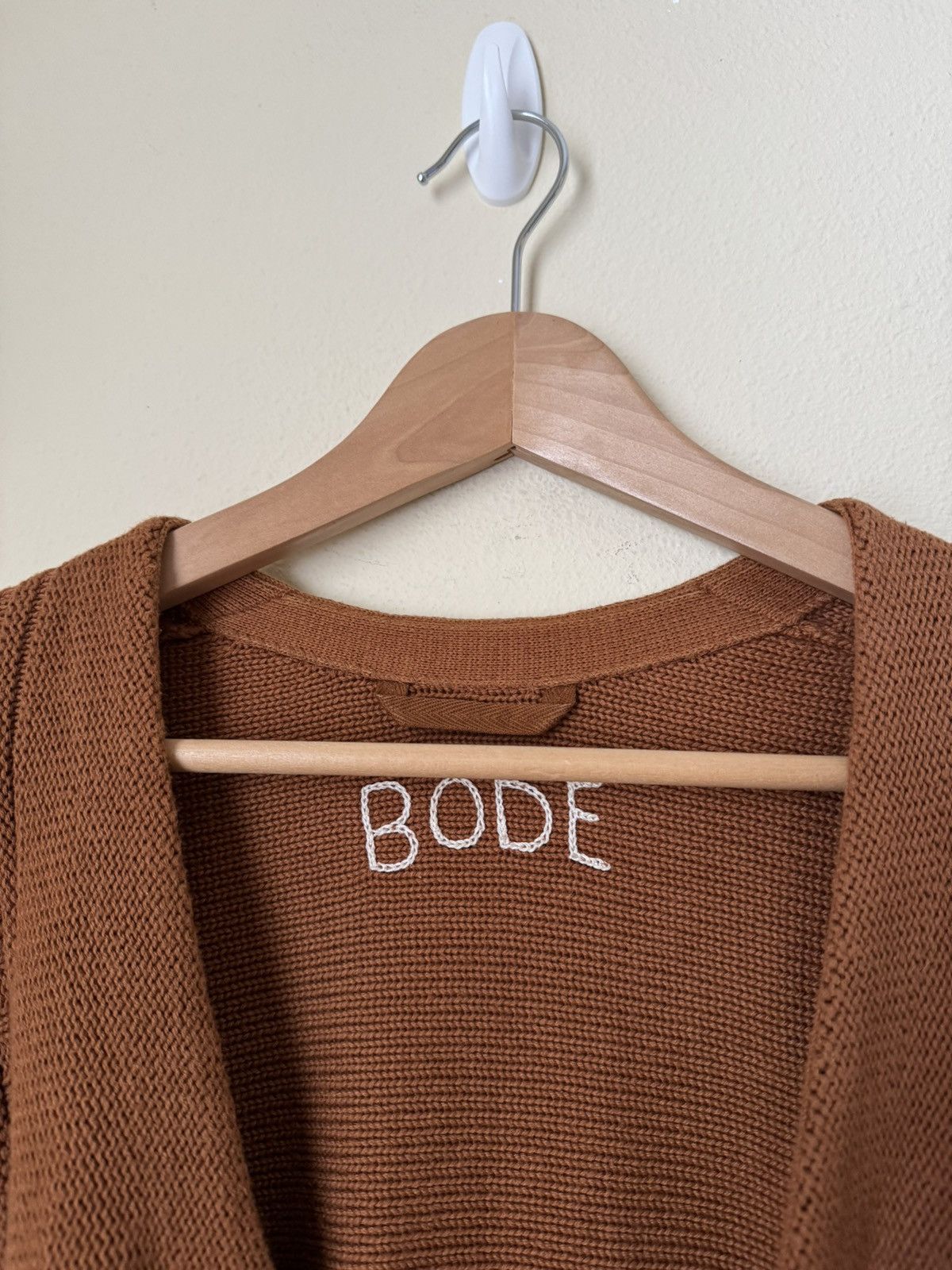 Bode Bode Double Breasted Cardigan Sweater Brown Large XL Size US L / EU 52-54 / 3 - 3 Thumbnail