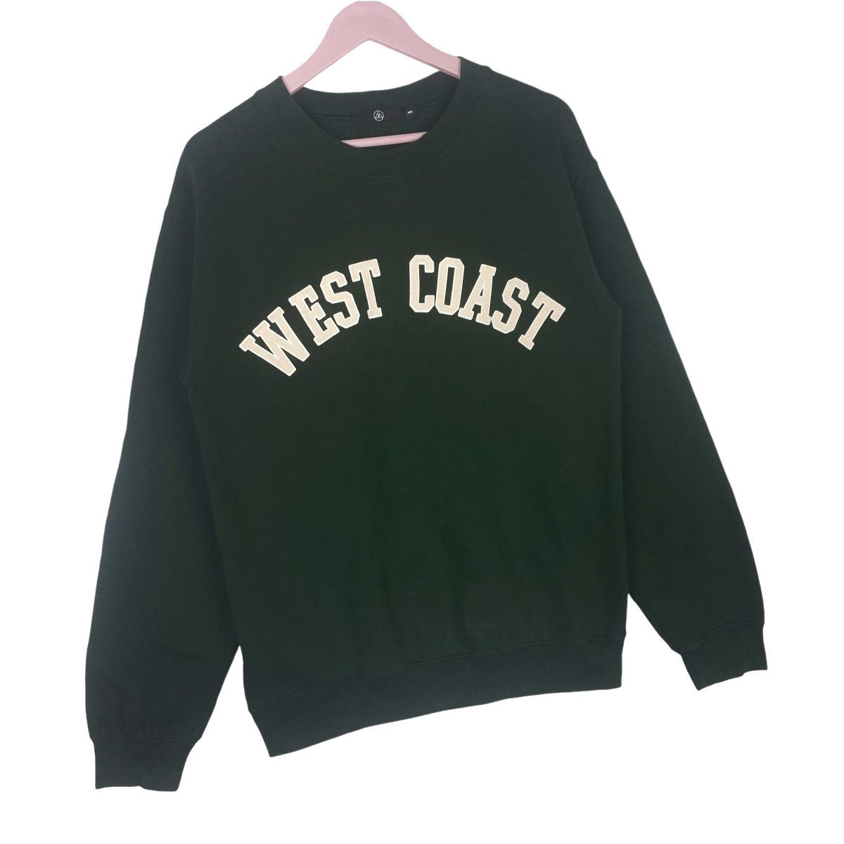 Designer × Vintage West Coast Big Logo Spellout Sweatshirt Pullover Jumper Size US S / EU 44-46 / 1 - 4 Thumbnail