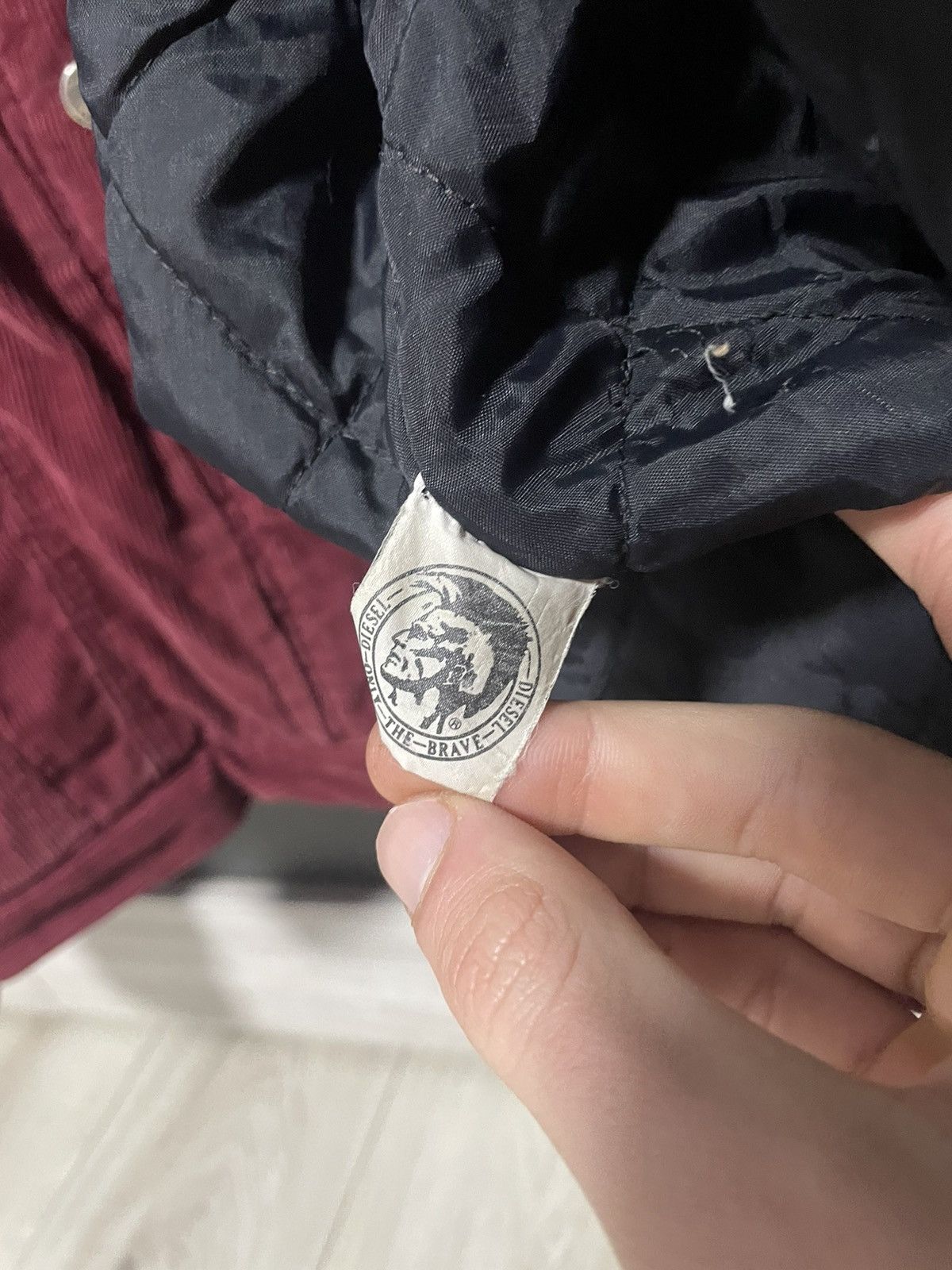 Diesel Vintage Rare Diesel Corduroy Distressed Jacket Velvet Size US L / EU 52-54 / 3 - 25 Thumbnail