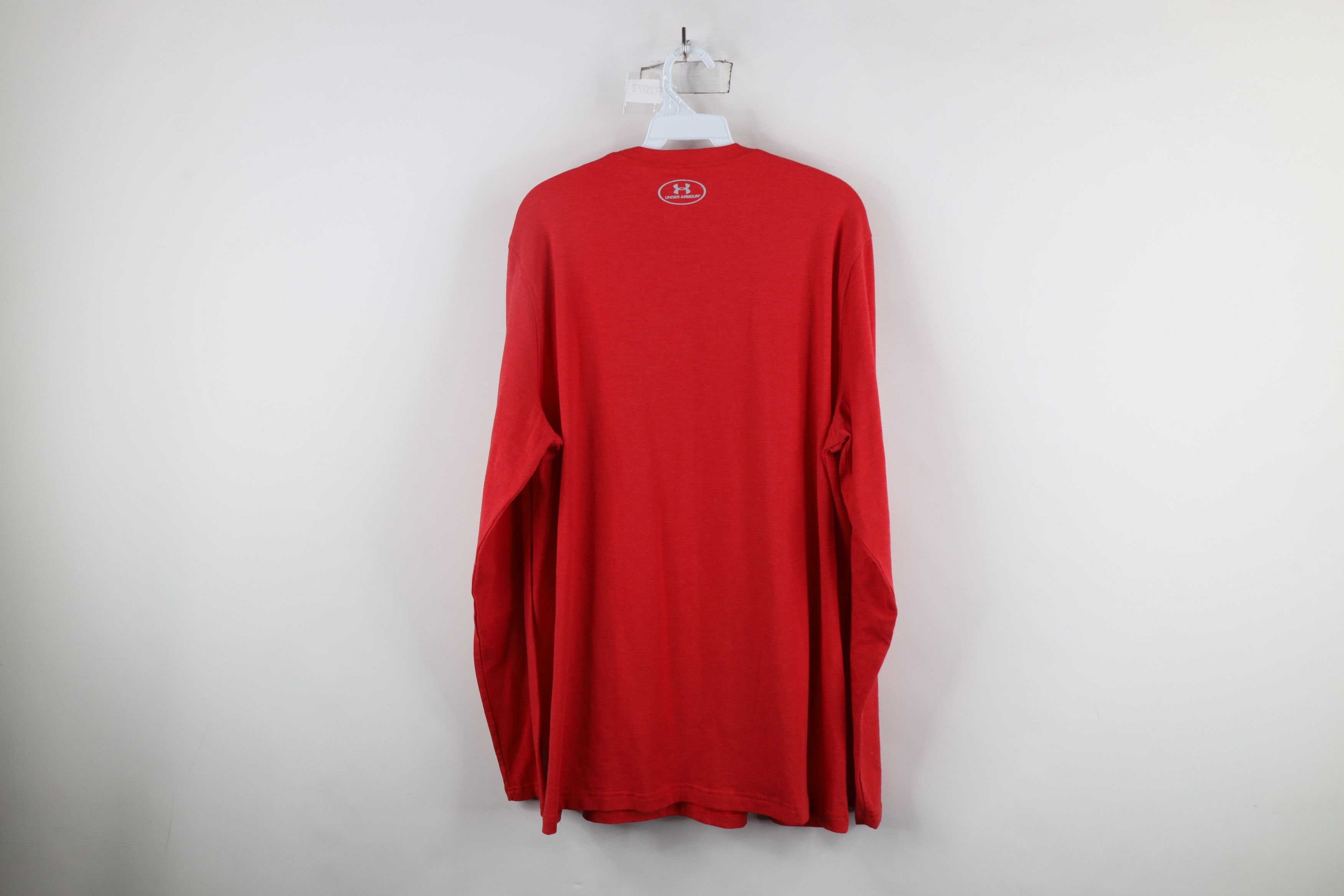 Under Armour × Vintage Under Armour Deer Antler Hunting Long Sleeve T-Shirt Red Size US XL / EU 56 / 4 - 10 Thumbnail