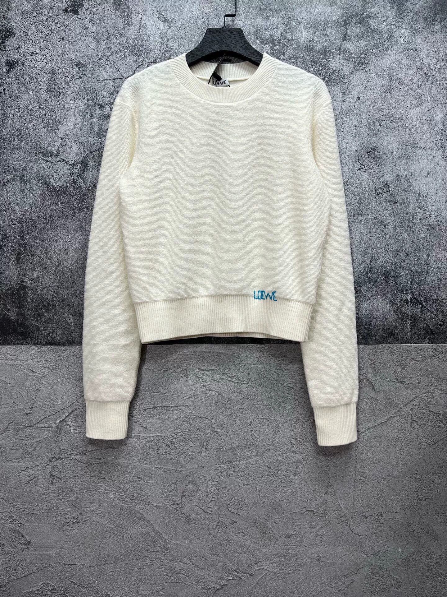 Loewe LOEWE 25FW Embroidered Wool Knit Sweater Size XS / US 0-2 / IT 36-38 - 1 Thumbnail