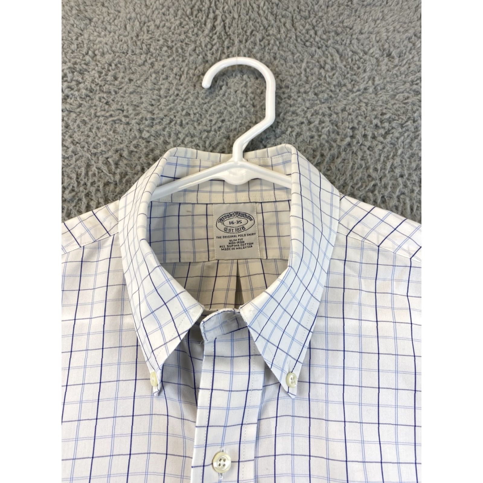 Brooks Brothers Brooks Brothers Shirt Men 16 L Button-Up Casual Cotton White Blue 90s Colorful Flower Multicolor Regular Size US L / EU 52-54 / 3 - 4 Thumbnail