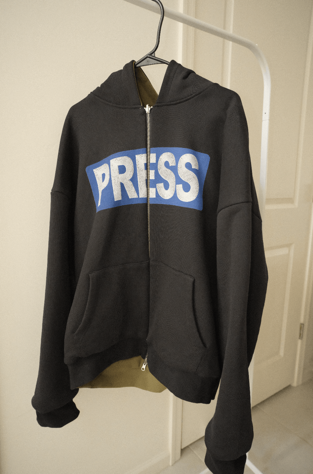 FUGAZI ARMY/PRESS REVERSIBLE ZIP HOODIE