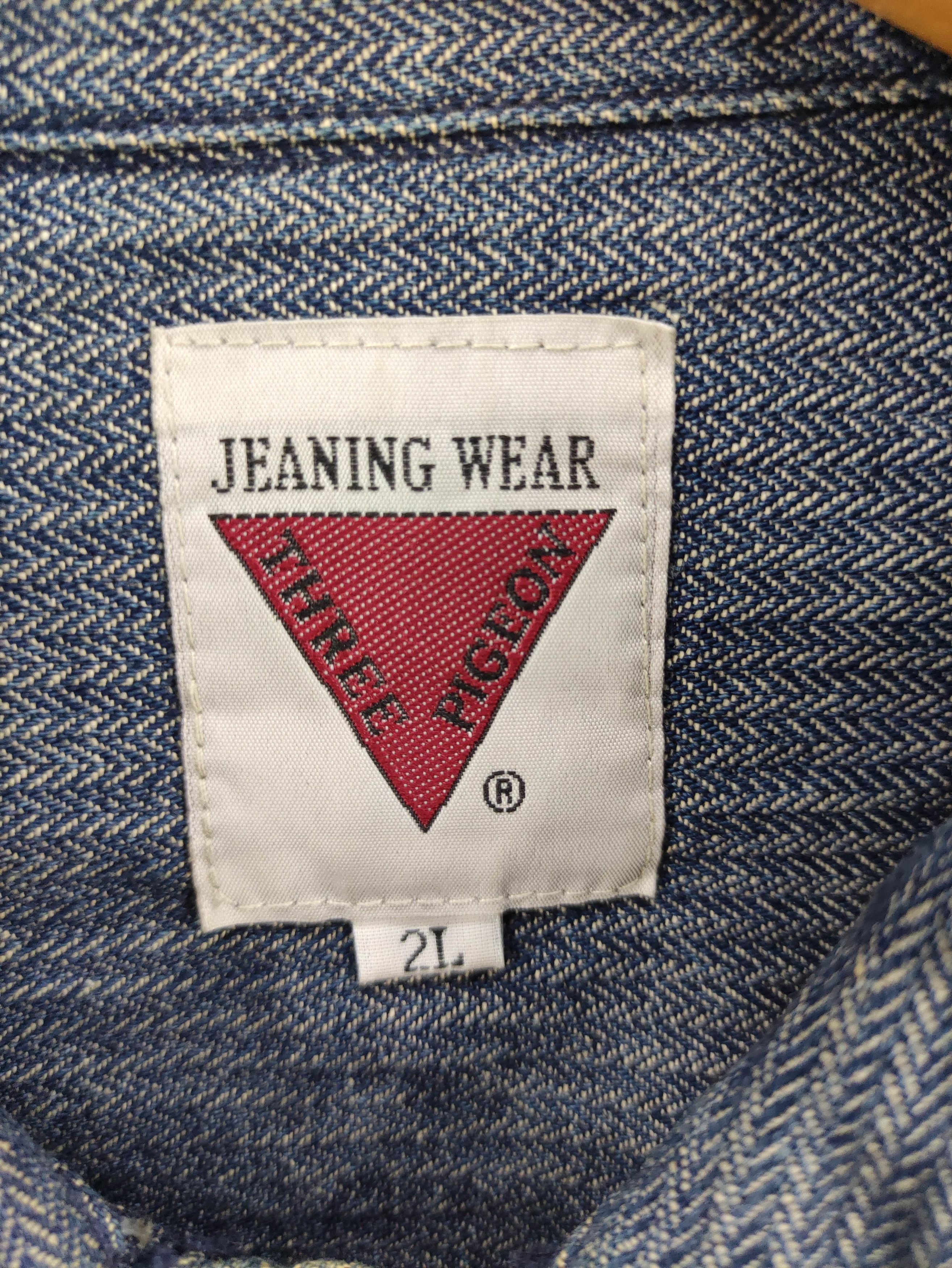 Japanese Brand Vintage Jeaning Wear There Piggeon Shirt Jacket Size US L / EU 52-54 / 3 - 4 Thumbnail