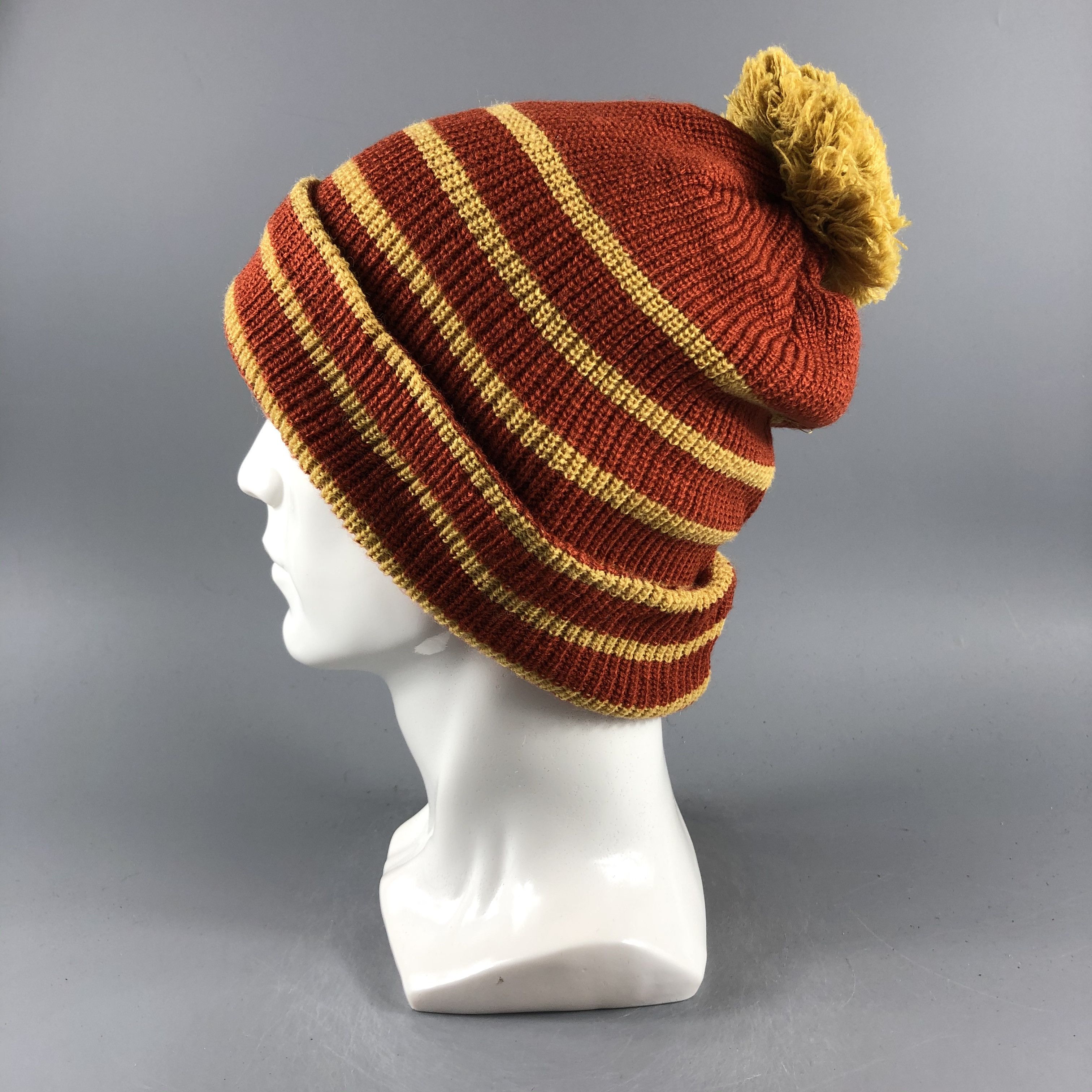 Japanese Brand × Vintage Vobo Canack Stripe Beanie Snow Hat Snow Cap -D400 Size ONE SIZE - 1 Thumbnail
