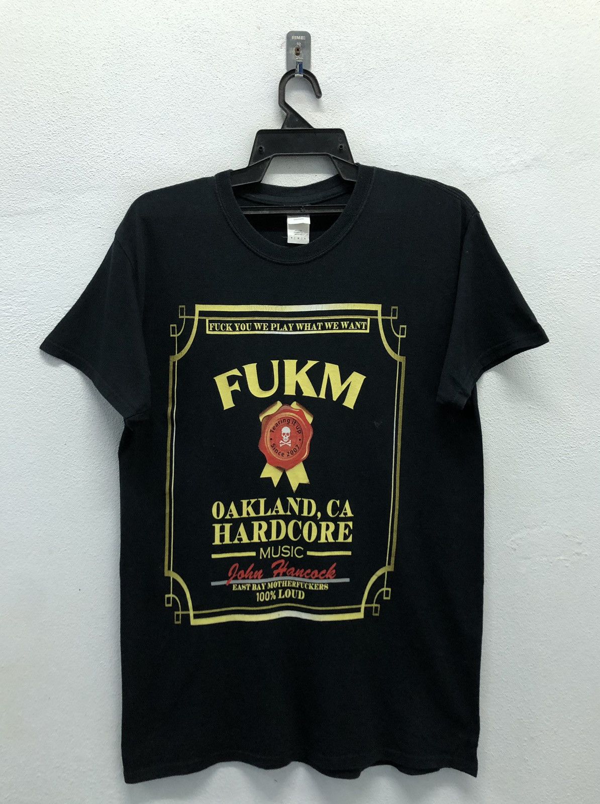 Band Tees FUKM Oakland,Ca Hardcore Music John Hancock T-Shirt Size US M / EU 48-50 / 2 - 1 Thumbnail