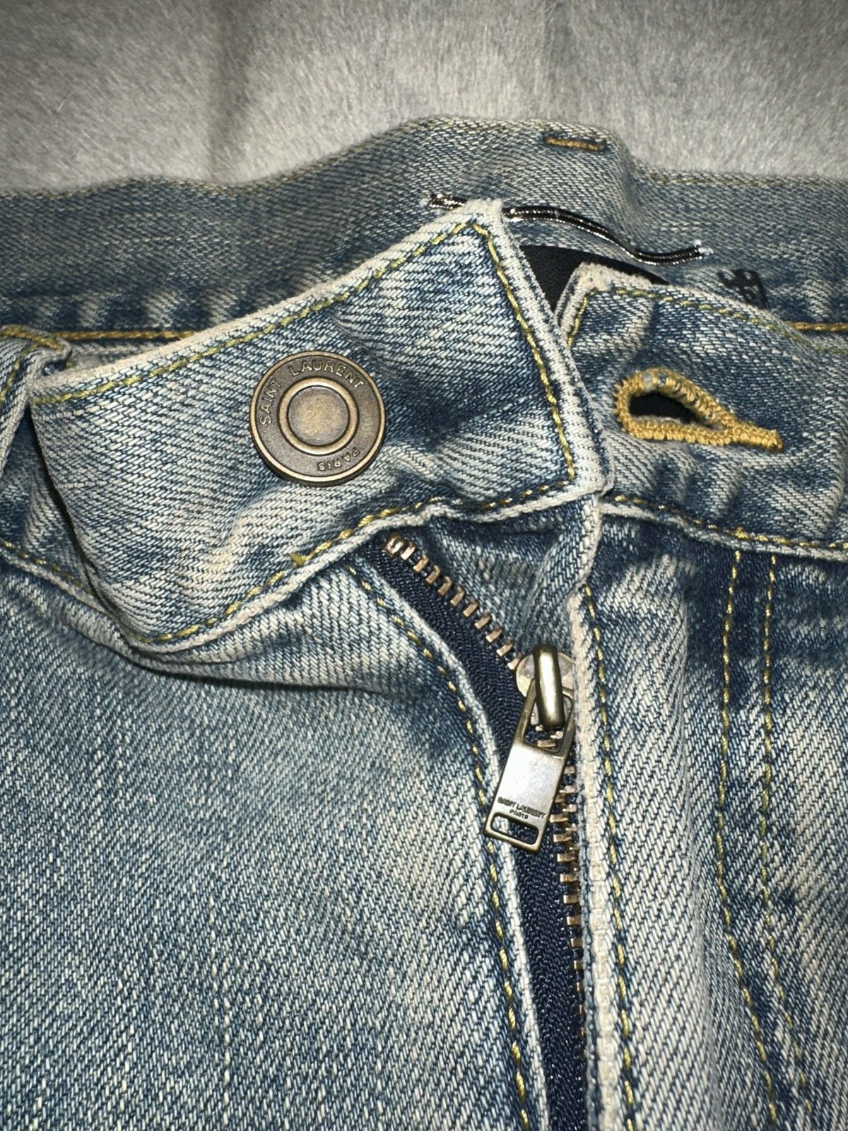 Saint Laurent Paris Saint Laurent Hedi Slimane jeans (super skinny) Size US 32 / EU 48 - 2 Thumbnail