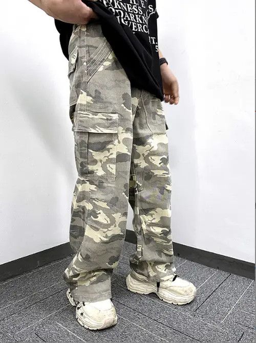 Jean American retro heavy duty multi-pocket camouflage cargo jean Size US 32 / EU 48 - 7 Thumbnail