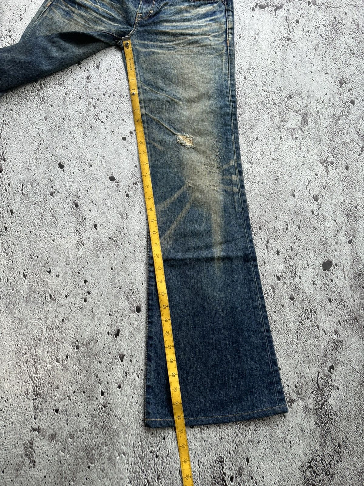 Tornado Mart 2000's vintage Stooge japane flare jeans Size US 29 - 14 Thumbnail