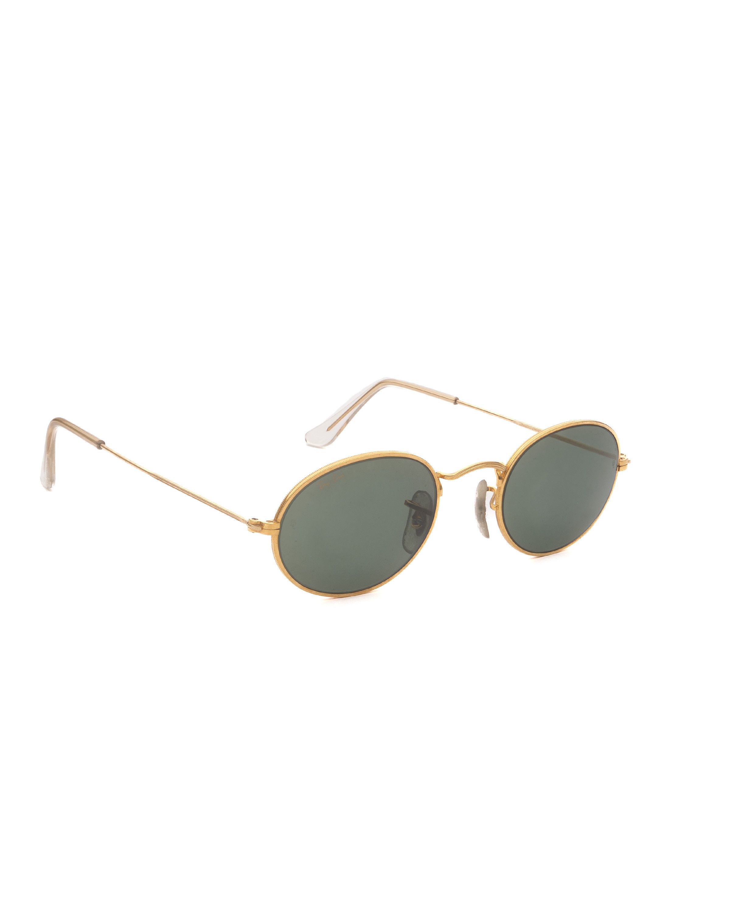 Bausch & Lomb × RayBan Ray-Ban Bausch & Lomb USA '90s Gold Oval Sunglasses Size ONE SIZE - 1 Thumbnail