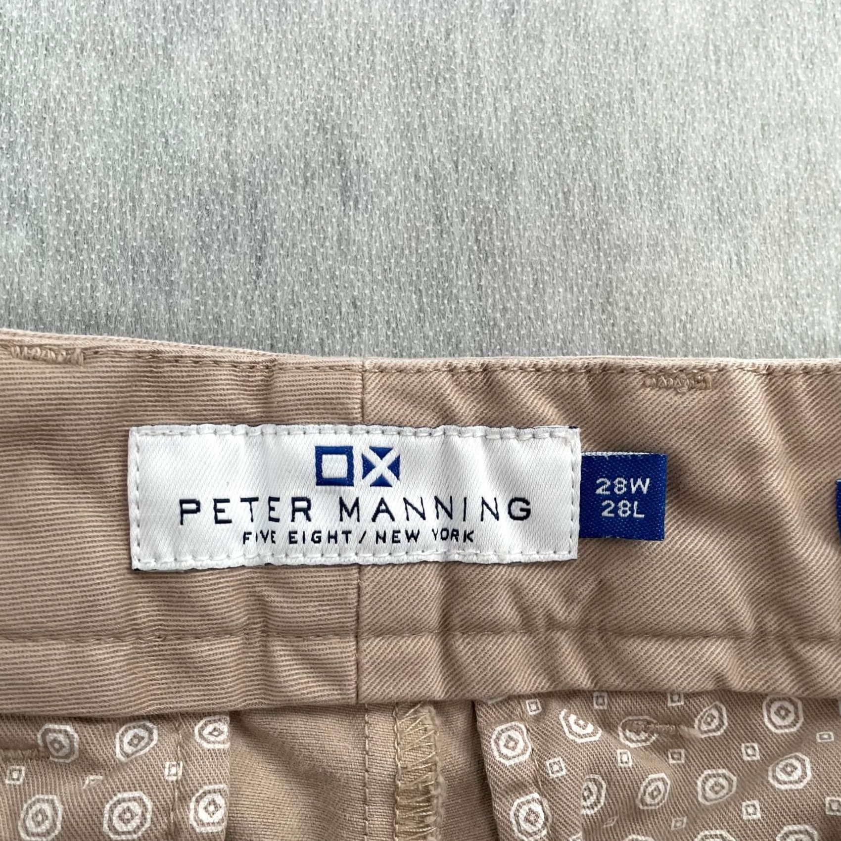 Vintage Peter Manning Pants Adult 28 Classic Fit Chino Cotton Five Eight NYC Mens Brown Size US 28 / EU 44 - 5 Thumbnail