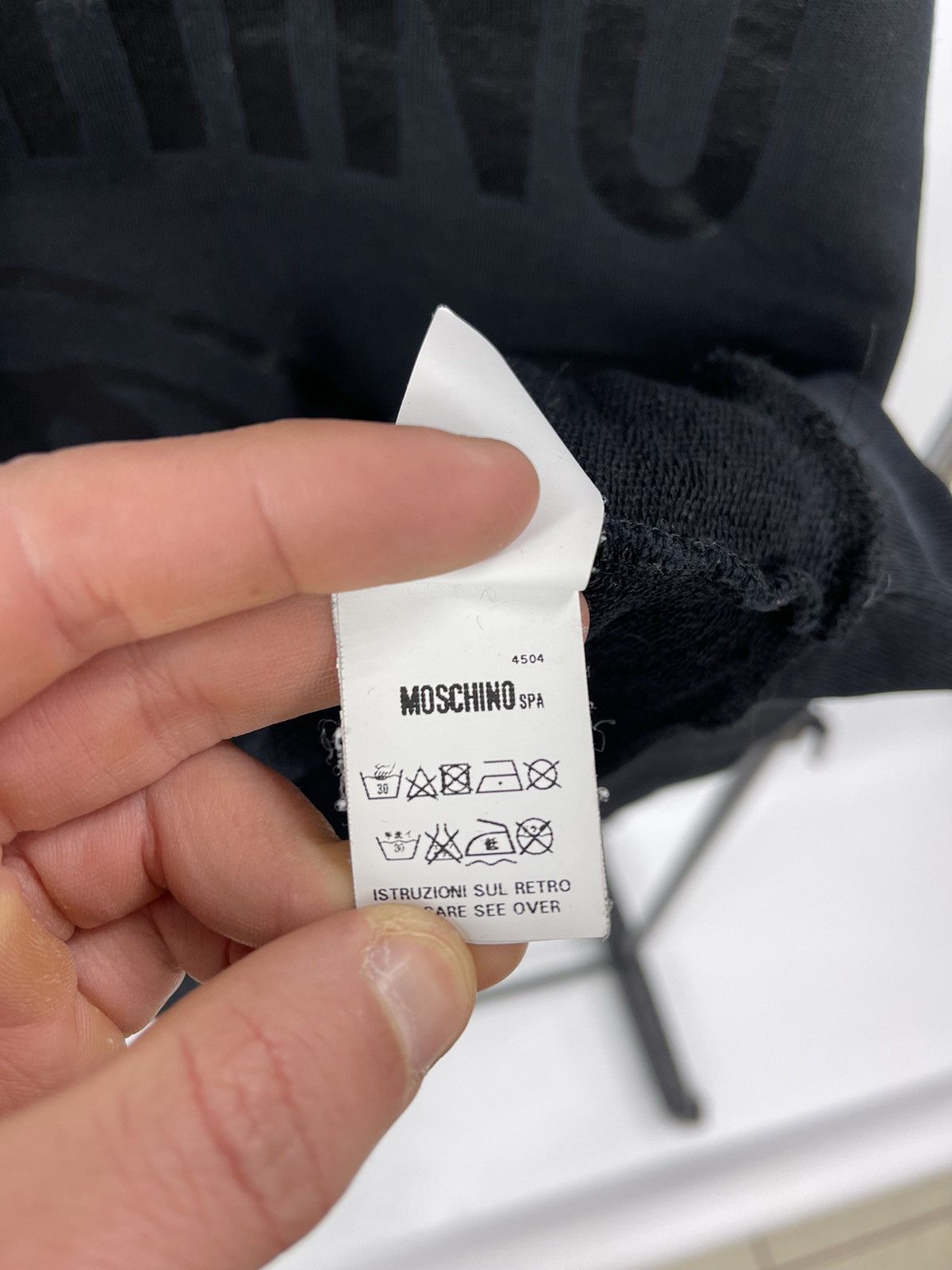 Moschino Moschino Couture Milano Hoodie Size L Big Logo Black Size US L / EU 52-54 / 3 - 5 Thumbnail