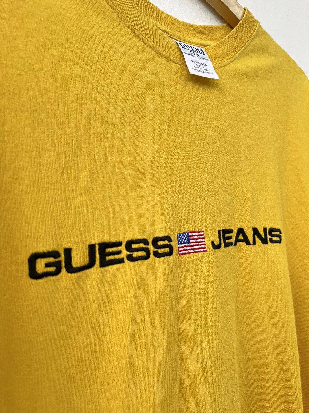 Guess × Vintage VINTAGE GUESS JEANS EMBROIDERED SPELL OUT Size US L / EU 52-54 / 3 - 2 Thumbnail
