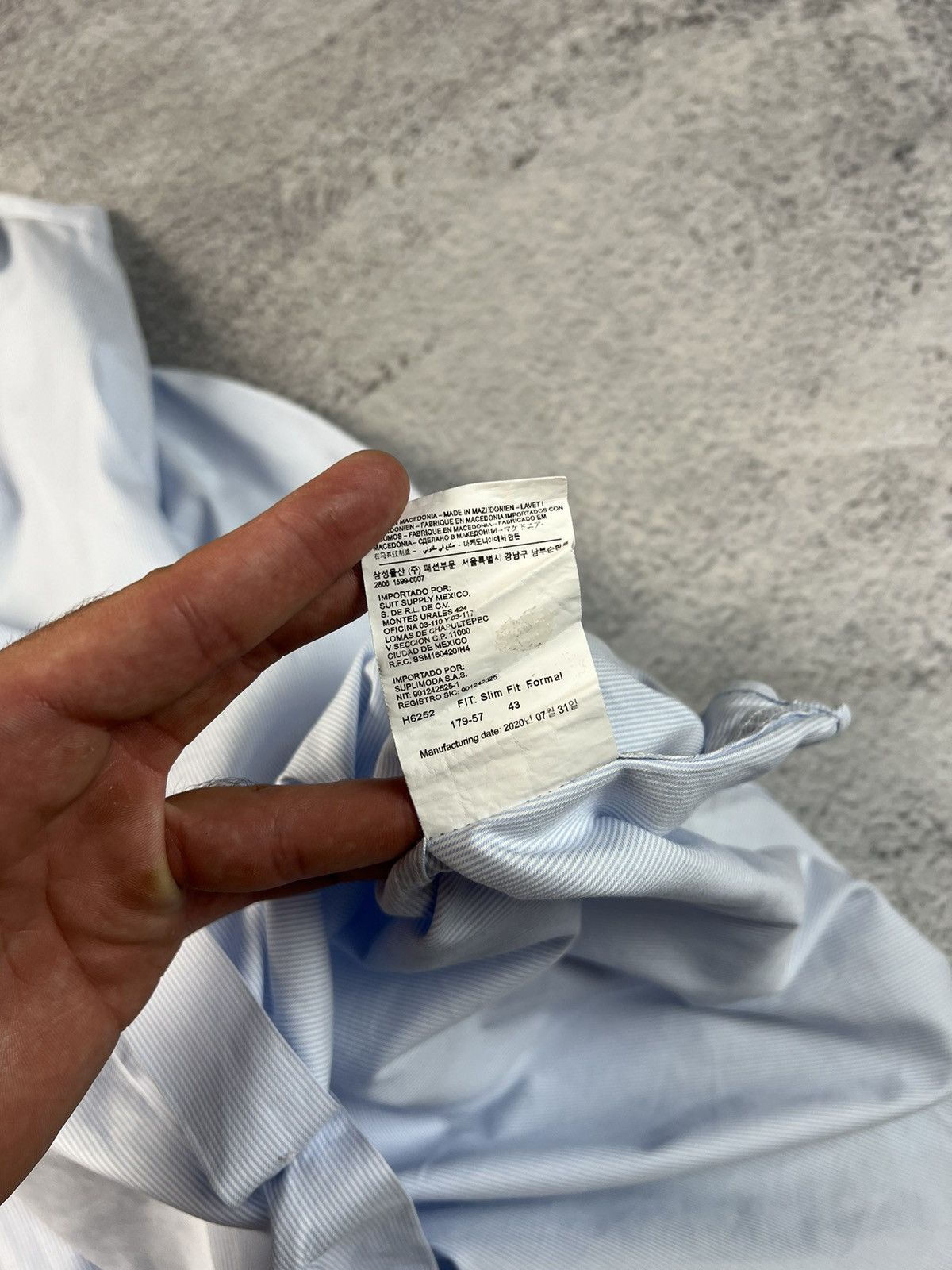 Designer × Suitsupply Suitsupply long sleeve classic shirt Size US M / EU 48-50 / 2 - 11 Thumbnail
