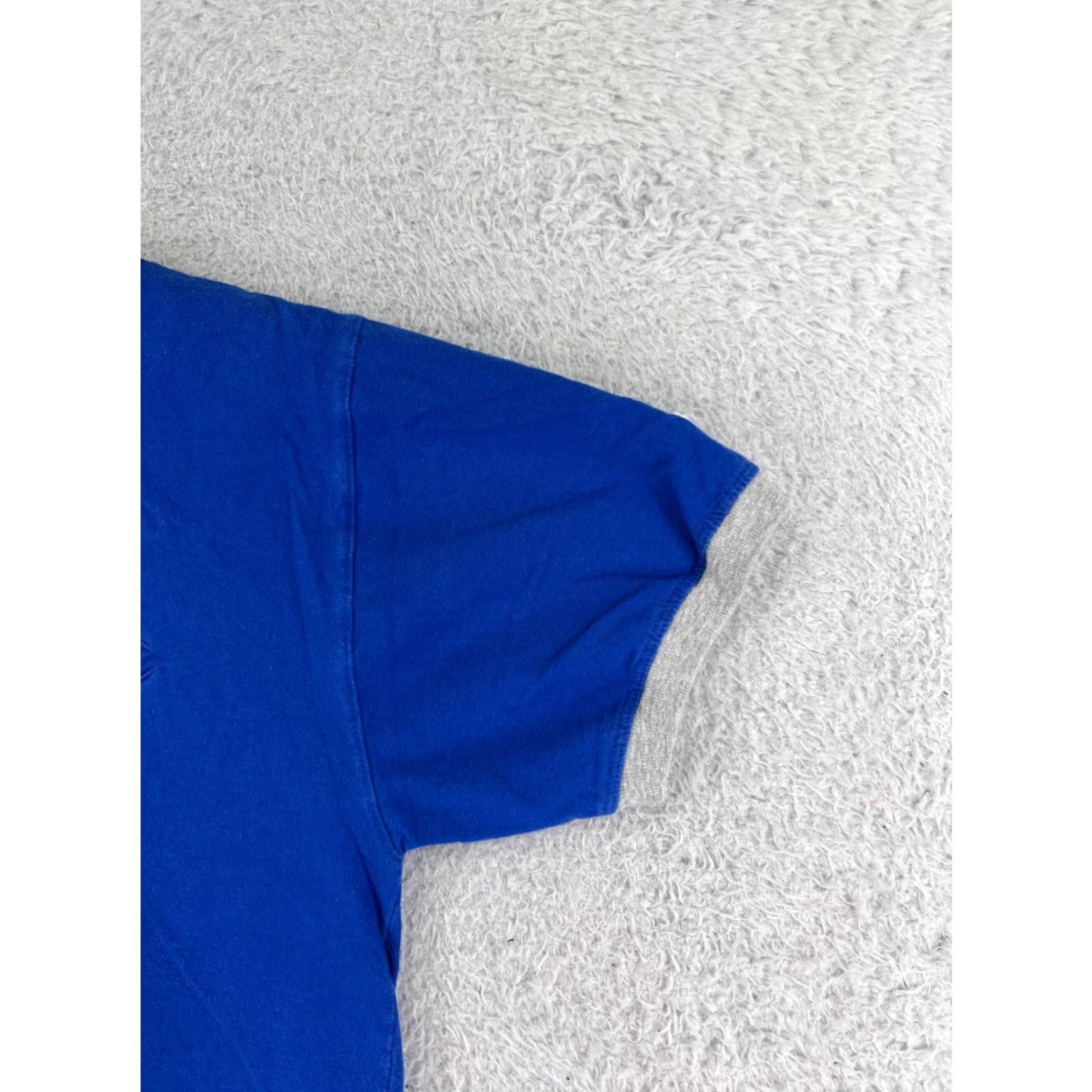 Champion Champion Shirt Mens Small Blue Embroidered Logo Short Sleeve Crew Neck Cotton Size US S / EU 44-46 / 1 - 2 Thumbnail