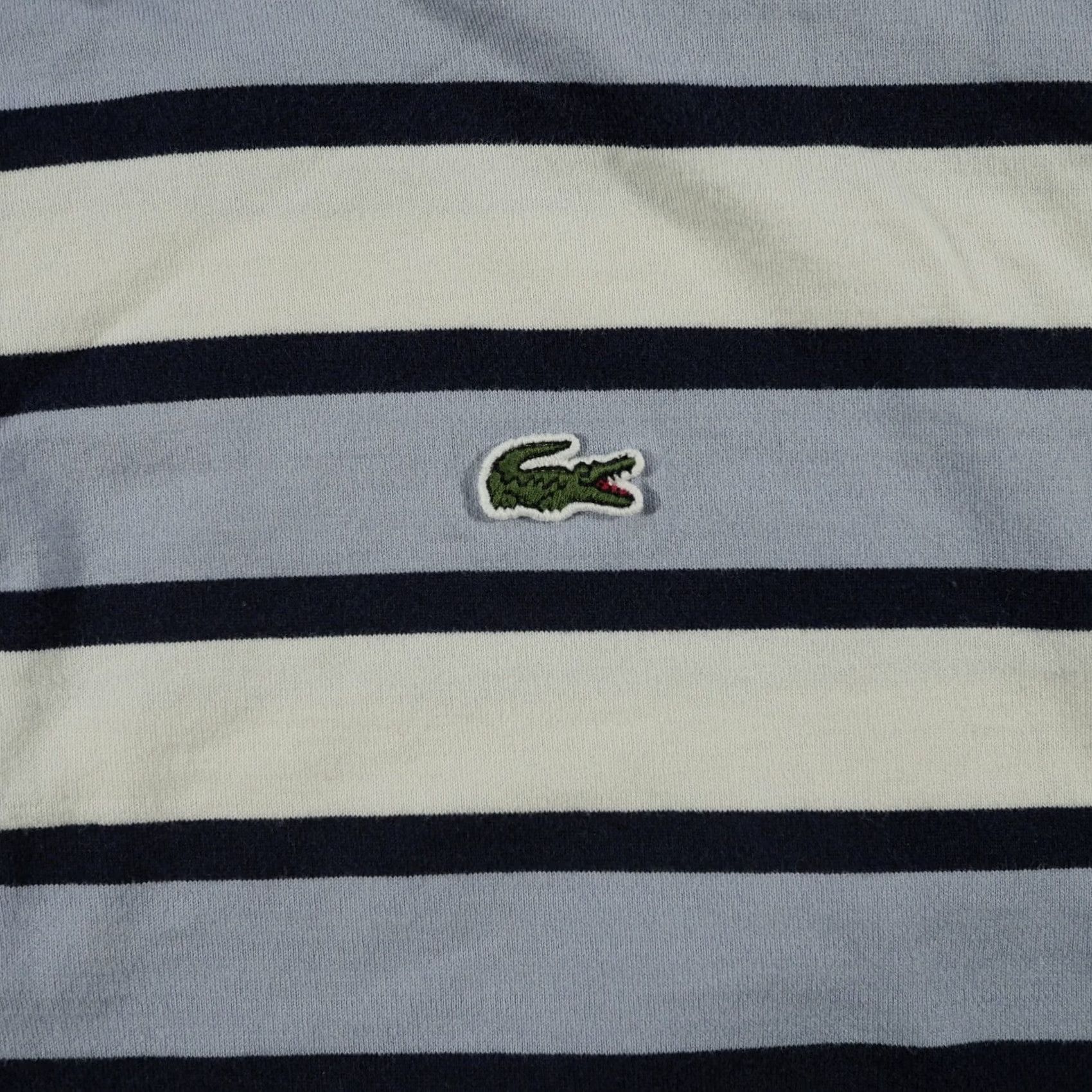 Lacoste Lacoste Polo Shirt Mens Large 5 Blue White Devanlay Stripes Tennis Preppy Casual Shirt Mens L Blue White Striped Polo Golf Tennis Zipper? Size US L / EU 52-54 / 3 - 4 Thumbnail