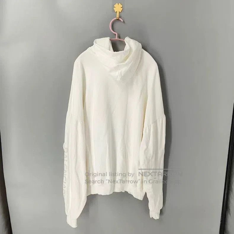 Balenciaga Balenciaga Logo Distressed Hooded Sweatshirt. Size US XS / EU 42 / 0 - 2 Thumbnail