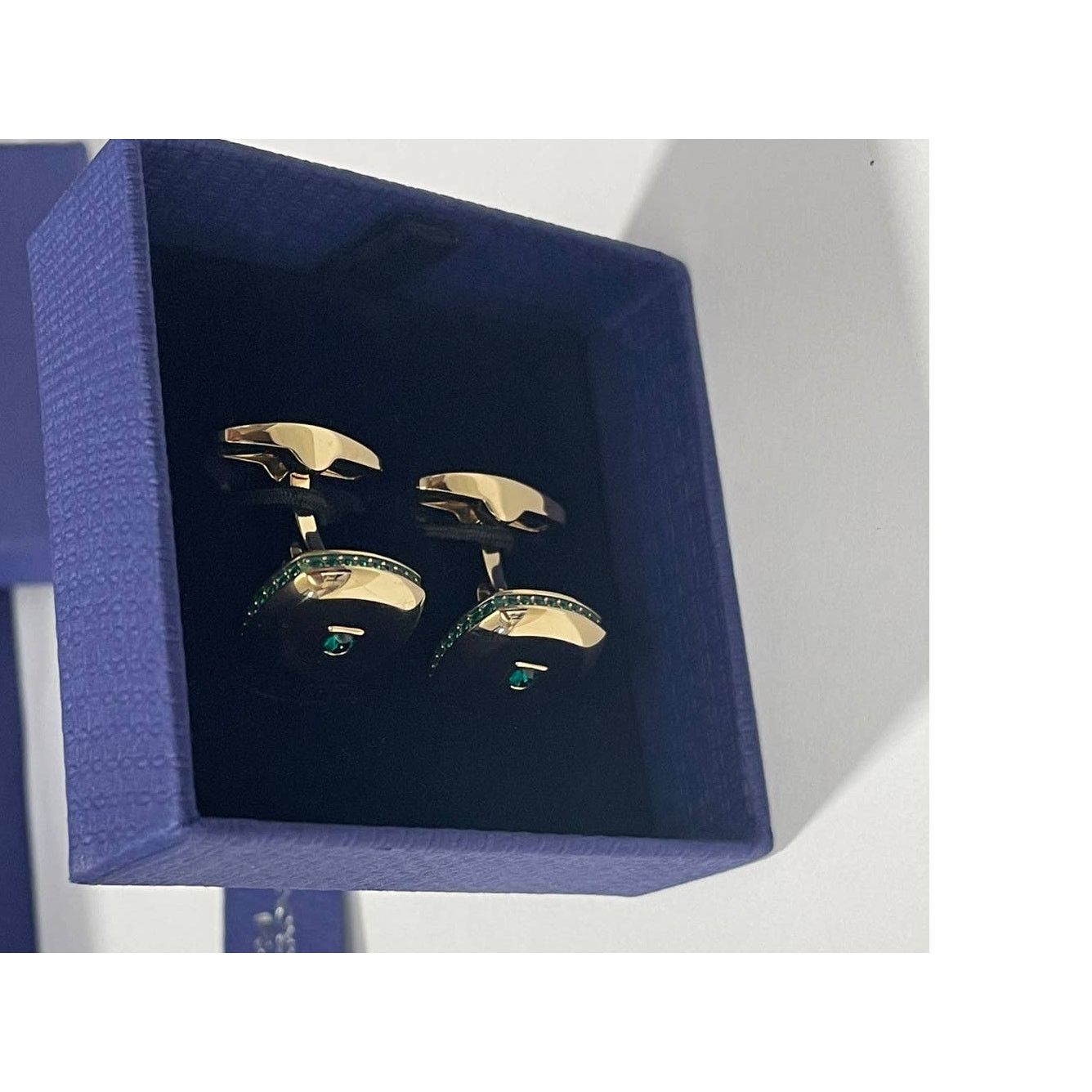 Swarovski Swarovski Theo cufflinks Earth element, Green, new Size ONE SIZE - 5 Thumbnail