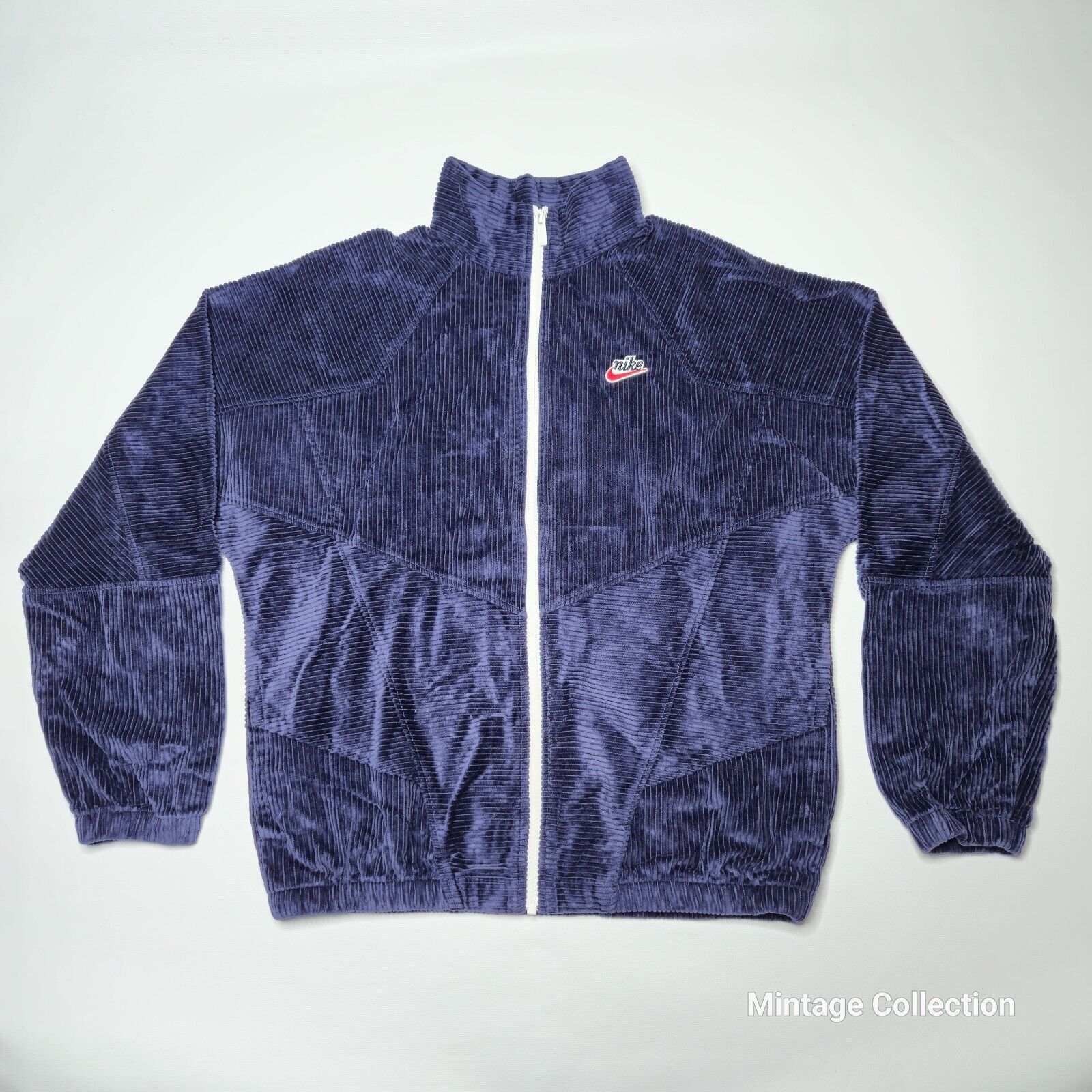 NIKE Sportswear Heritage Windrunner Corduroy Jacket Navy S