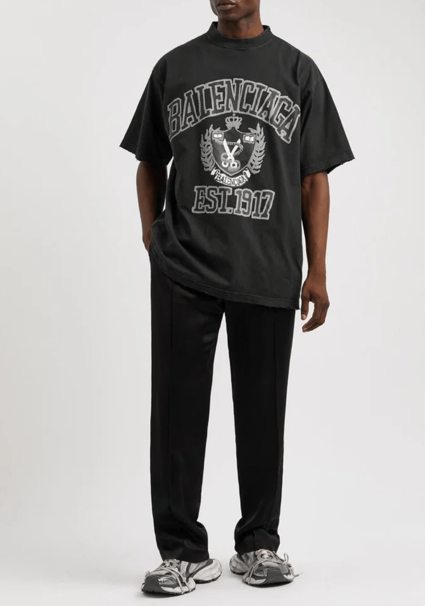 Balenciaga Balenciaga DIY College Medium Fit T Shirt Size US XL / EU 56 / 4 - 4 Thumbnail