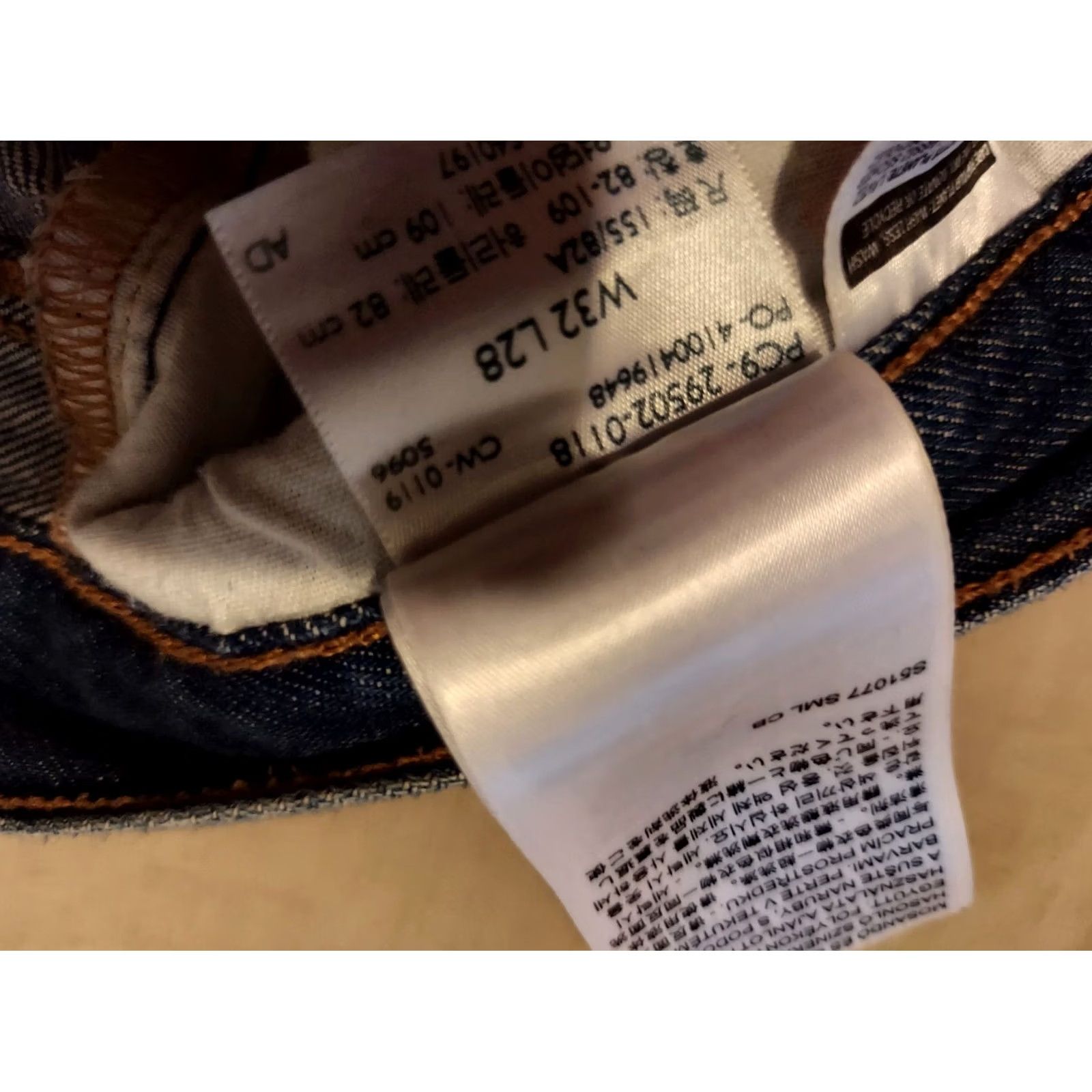 Levi's Mens Levi'S 501 Jeans - 32x28 Classic Straight Denim Pants Button Fit Size US 32 / EU 48 - 8 Thumbnail