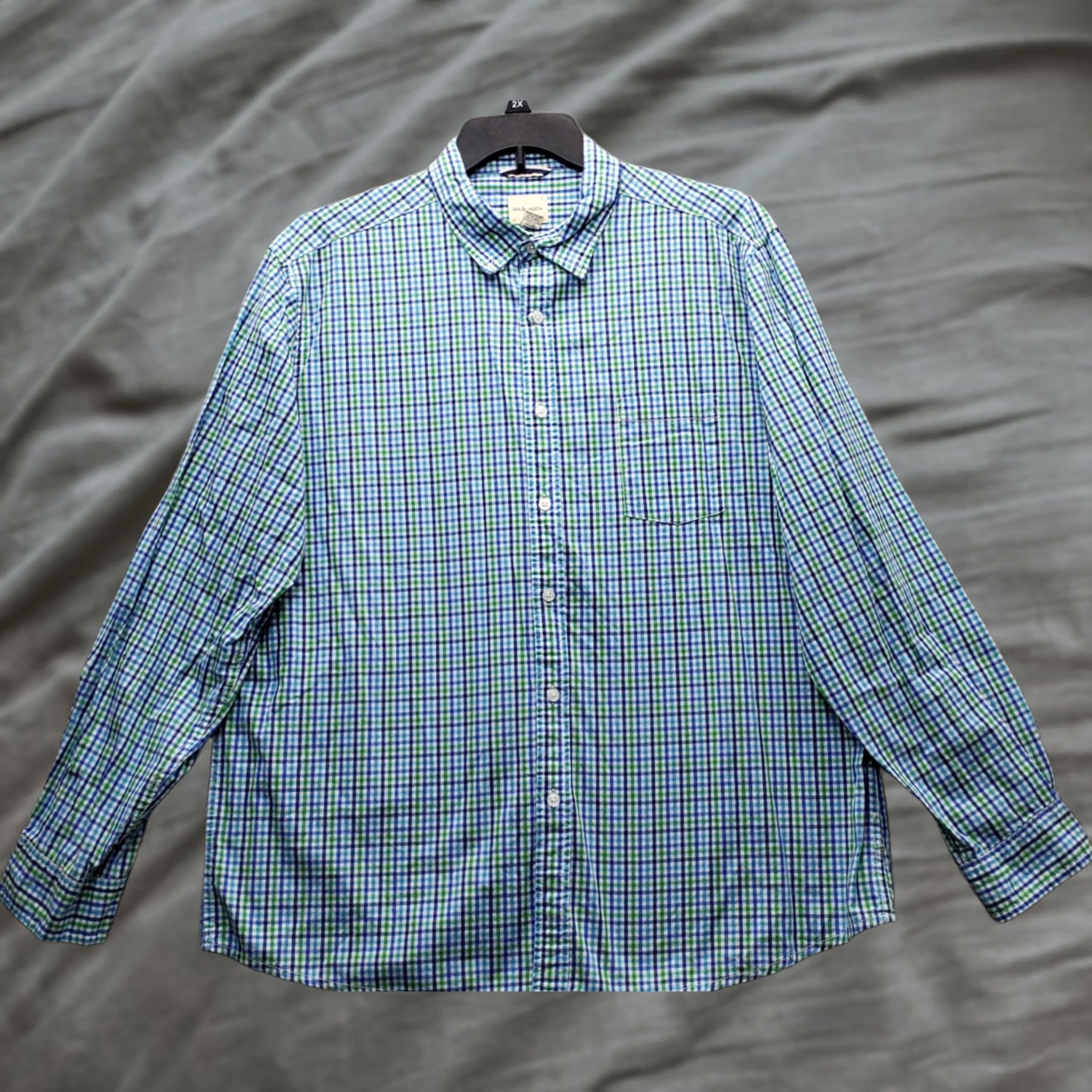 Vintage G.H. Bass & Co. Shirt Mens XL Multi Plaid Button Down Long Sleeve Casual Shirt Size US XL / EU 56 / 4 - 1 Thumbnail