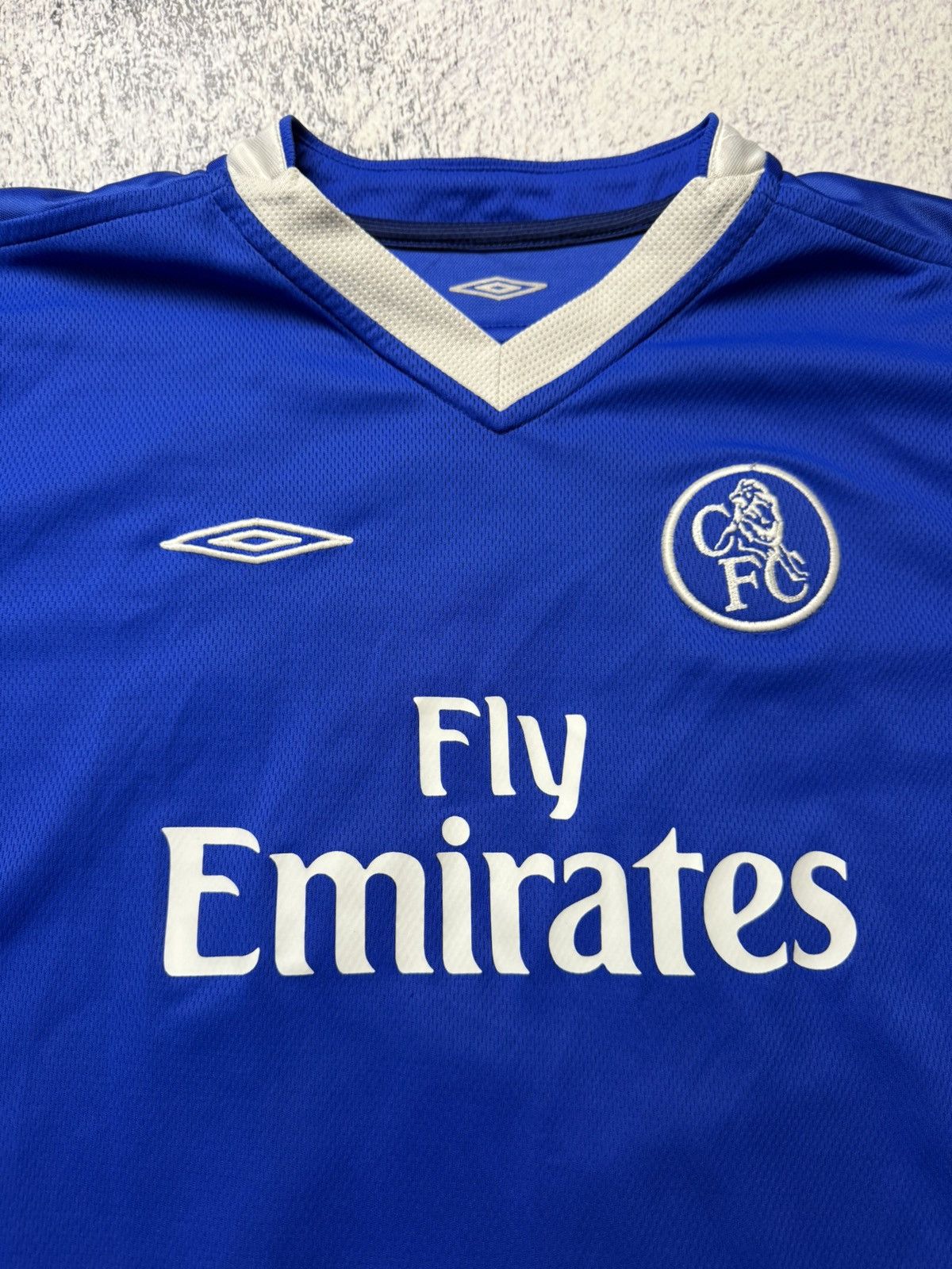 Chelsea Soccer CHELSEA 2003 #10 J.Cole FOOTBALL SHIRT SOCCER JERSEY UMBRO Size US S / EU 44-46 / 1 - 9 Thumbnail