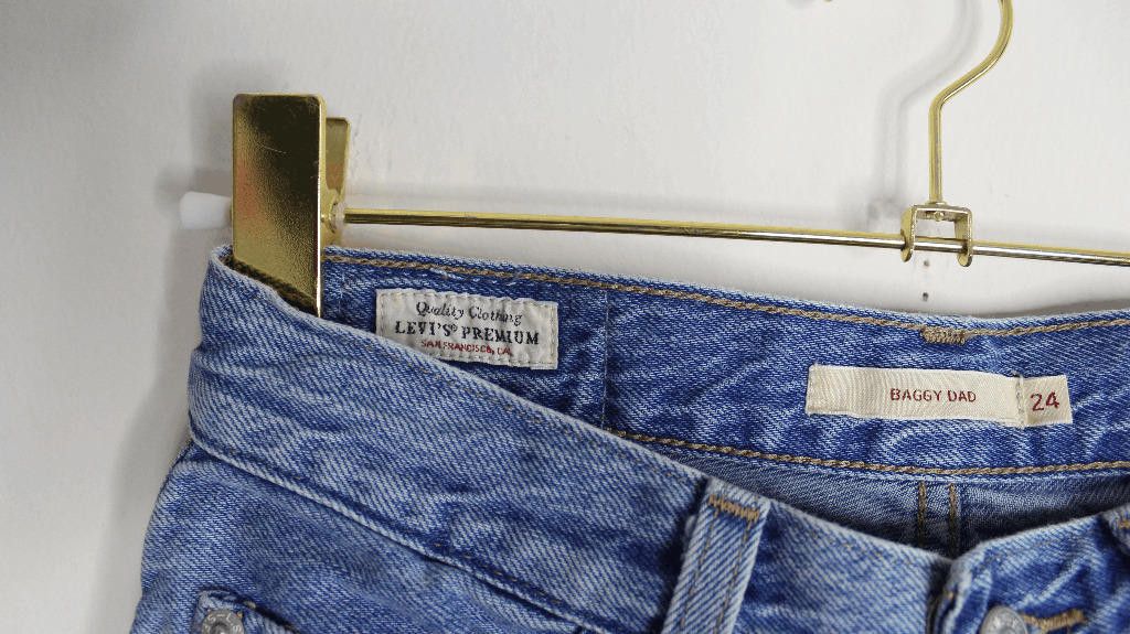 Levi's Levi's Baggy Dad Medium Wash Blue Jeans - 24 Size 24" / US 00 / IT 34 - 4 Thumbnail