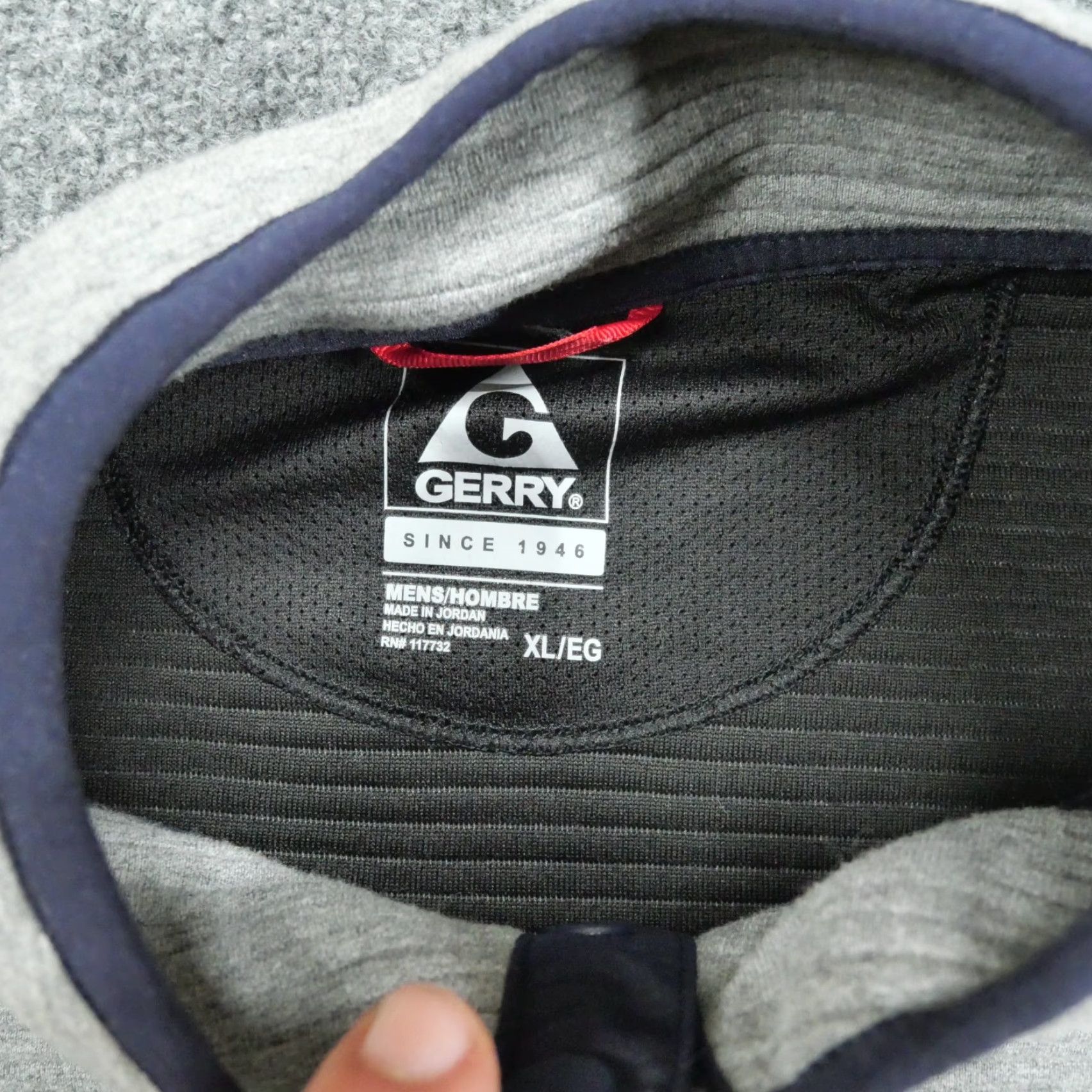 KangaROOS Gerry Sweatshirt Mens XL Gray Pullover Snap Jacket Outdoor Kangaroo Pocket National Size US XL / EU 56 / 4 - 4 Thumbnail