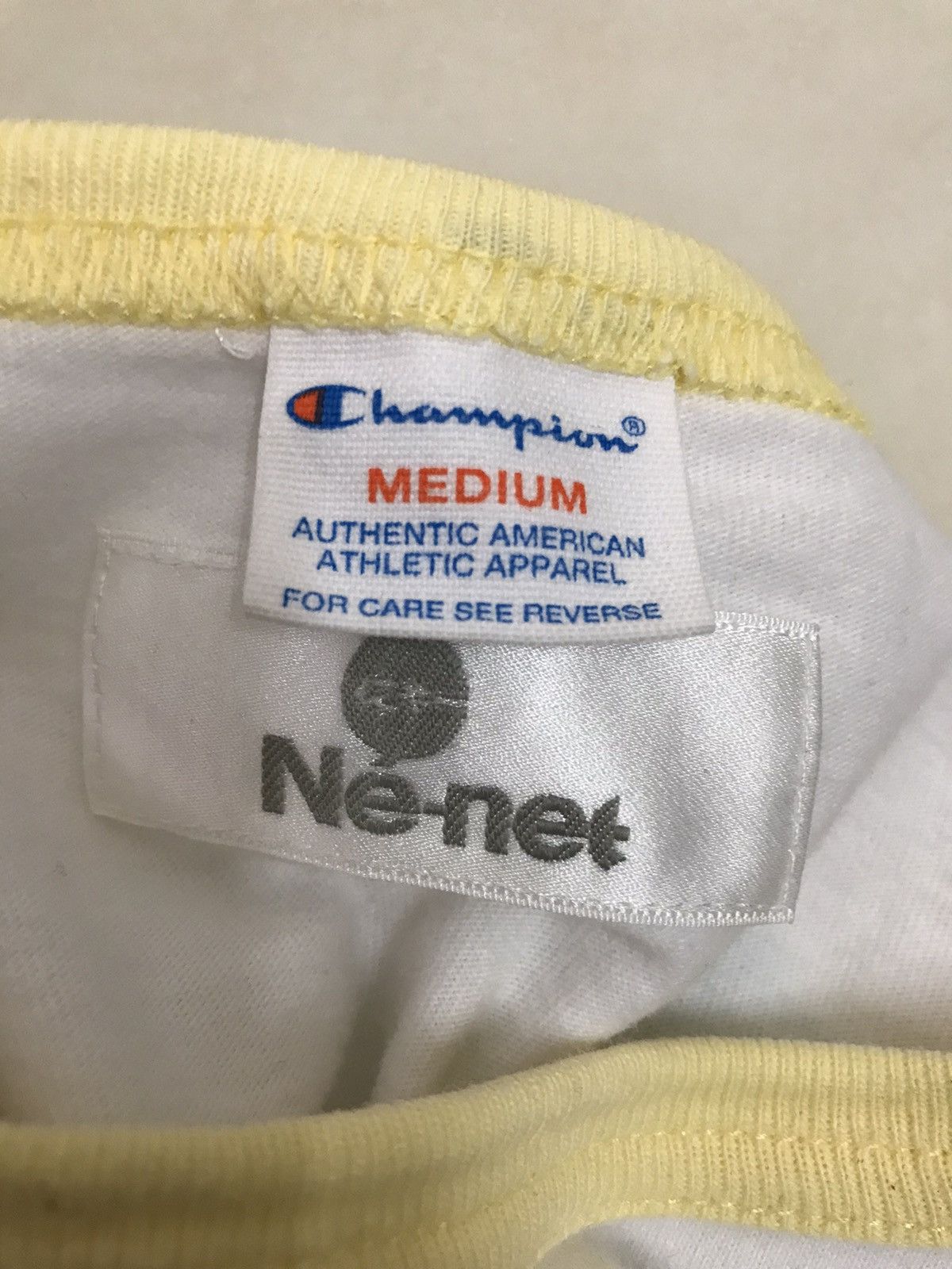 Champion × Issey Miyake × Japanese Brand Champion Ne-net Tee Shirt Size US S / EU 44-46 / 1 - 7 Thumbnail