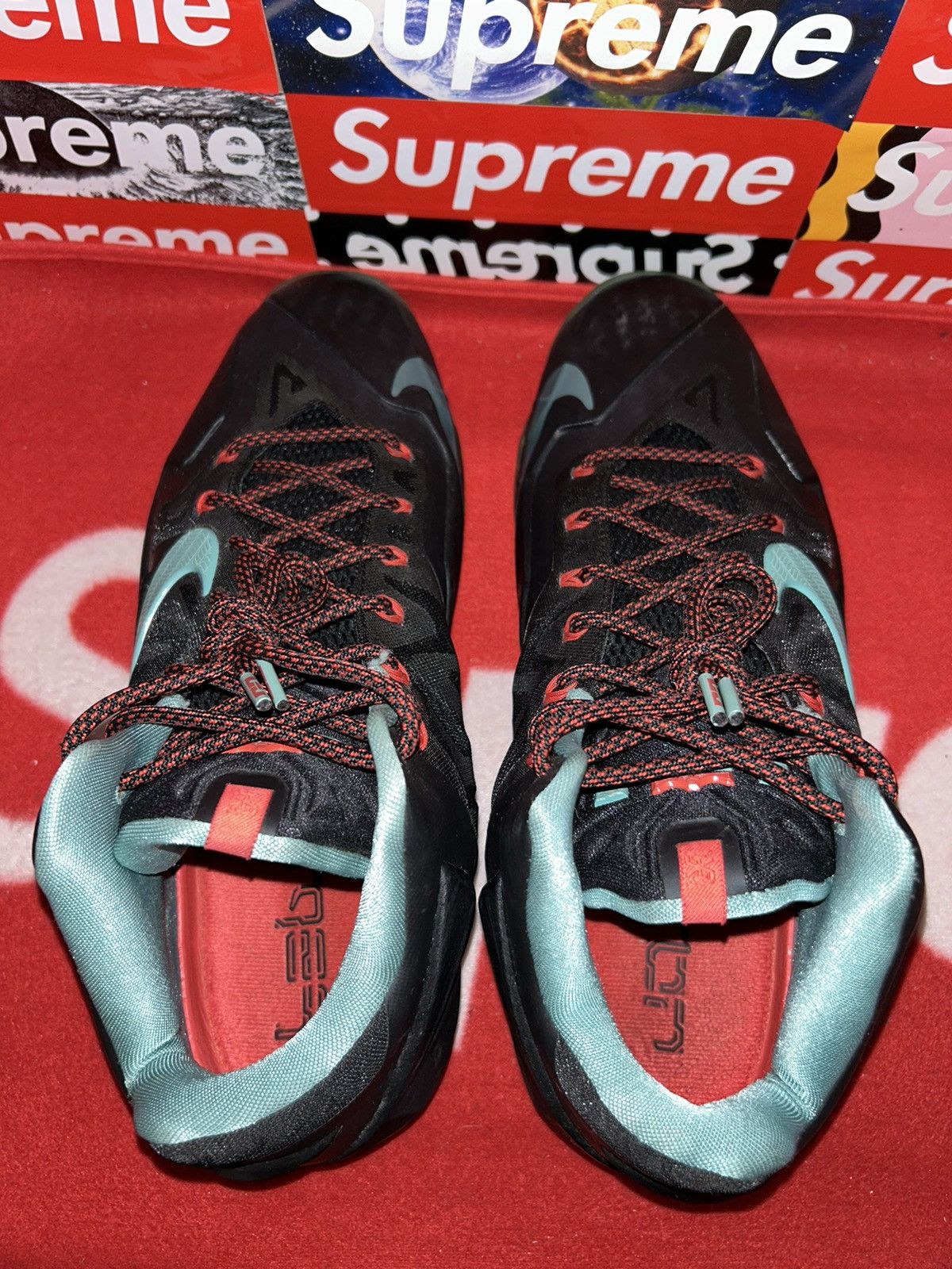 Nike Nike LeBron 11 Diffused Jade 616175-004 size 13 FULL ZOOM Size US 13 / EU 46 - 4 Thumbnail