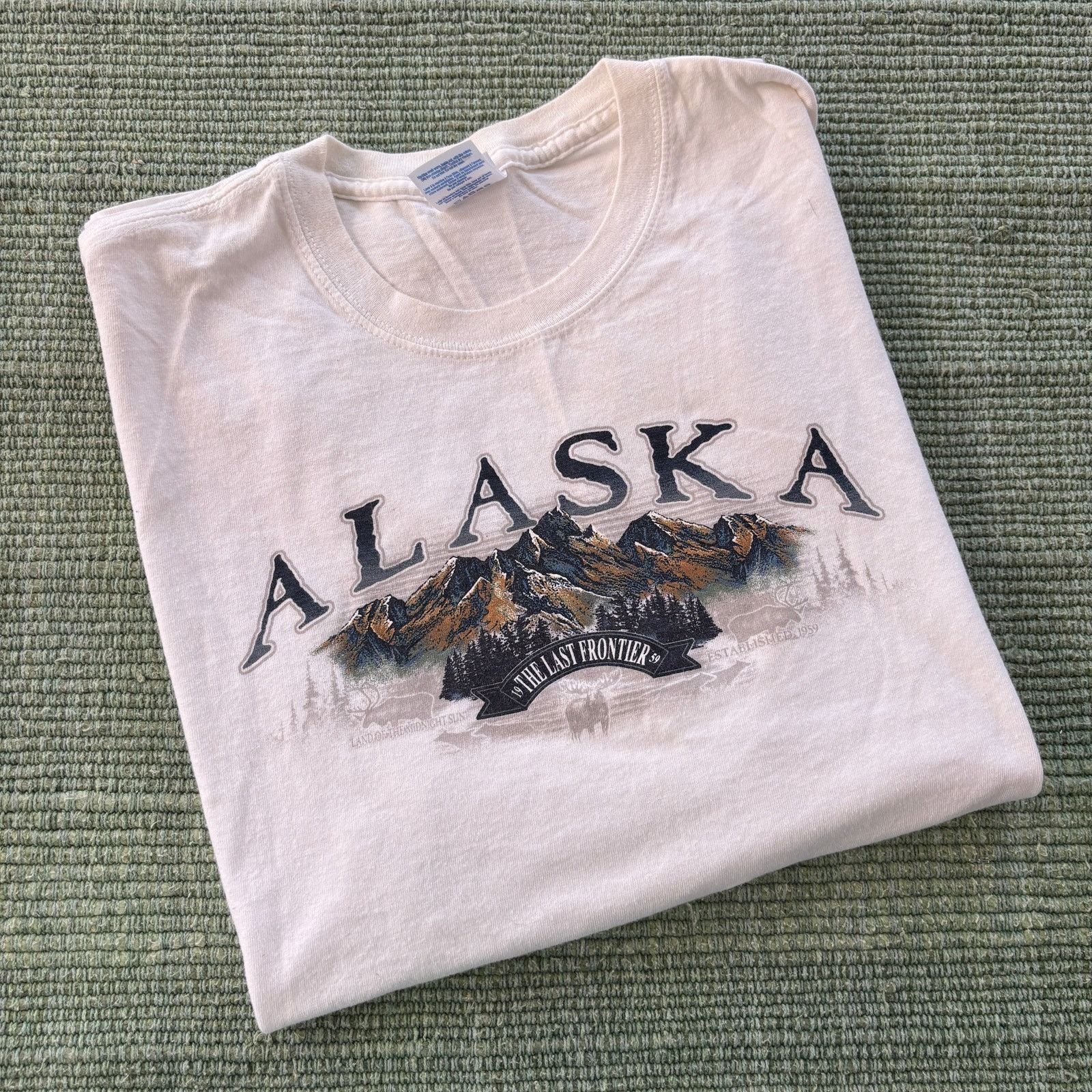 Gildan Vintage Y2K Alaska Cotton Tee Shirt Sz XL Size US XL / EU 56 / 4 - 1 Thumbnail