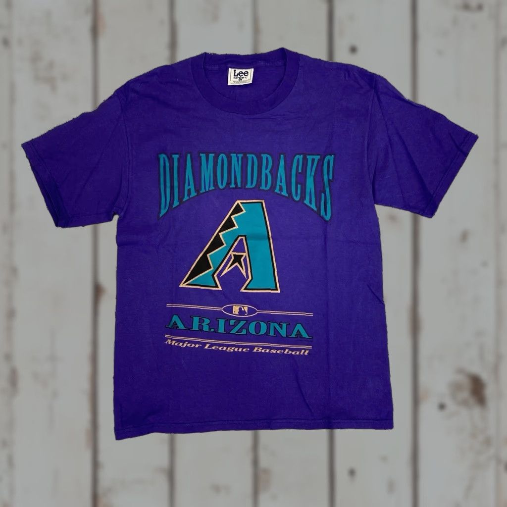 Lee VINTAGE Lee Sport Arizona Diamondbacks Short Sleeve T-Shirt L Purple Mens Size US L / EU 52-54 / 3 - 1 Thumbnail