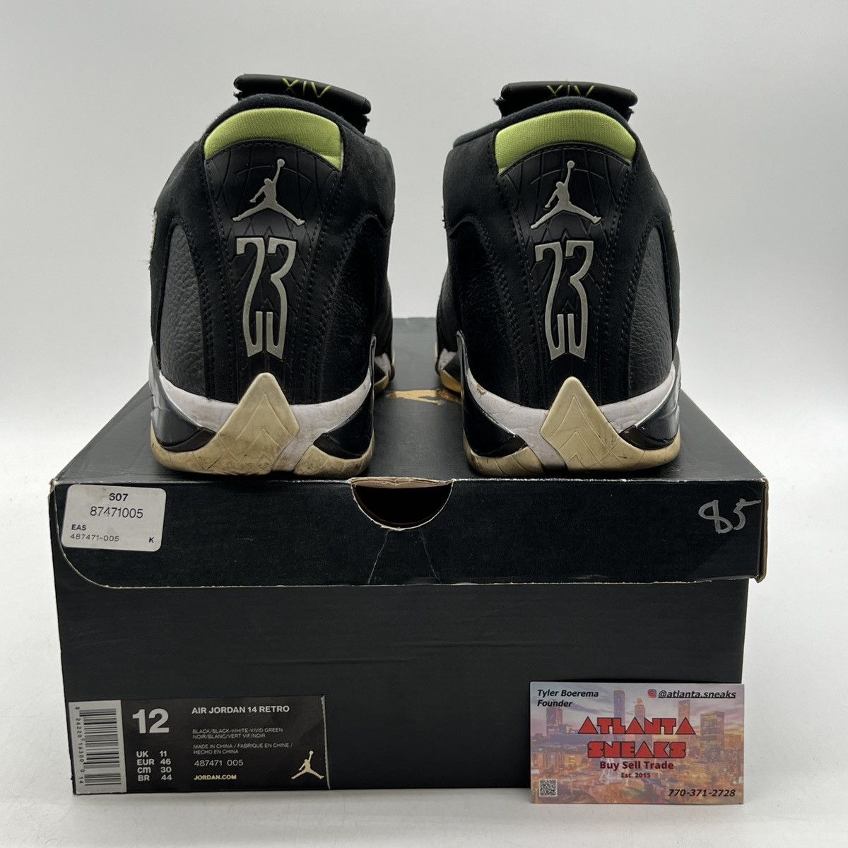 Jordan Brand Air Jordan 14 indigo Size US 12 / EU 45 - 3 Thumbnail