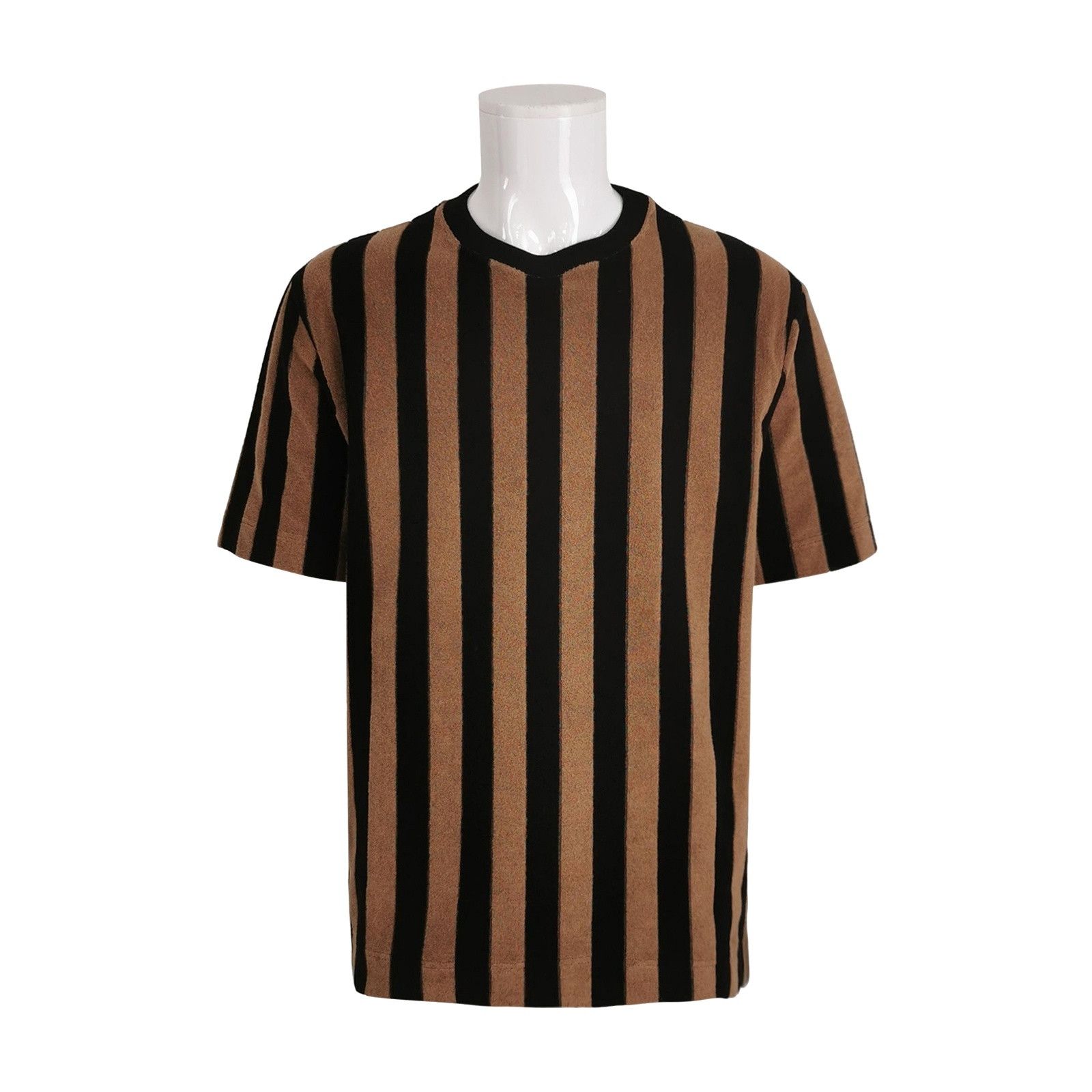 Fendi Fendi Striped FF Logo Knitted T-Shirt L Size US L / EU 52-54 / 3 - 1 Thumbnail